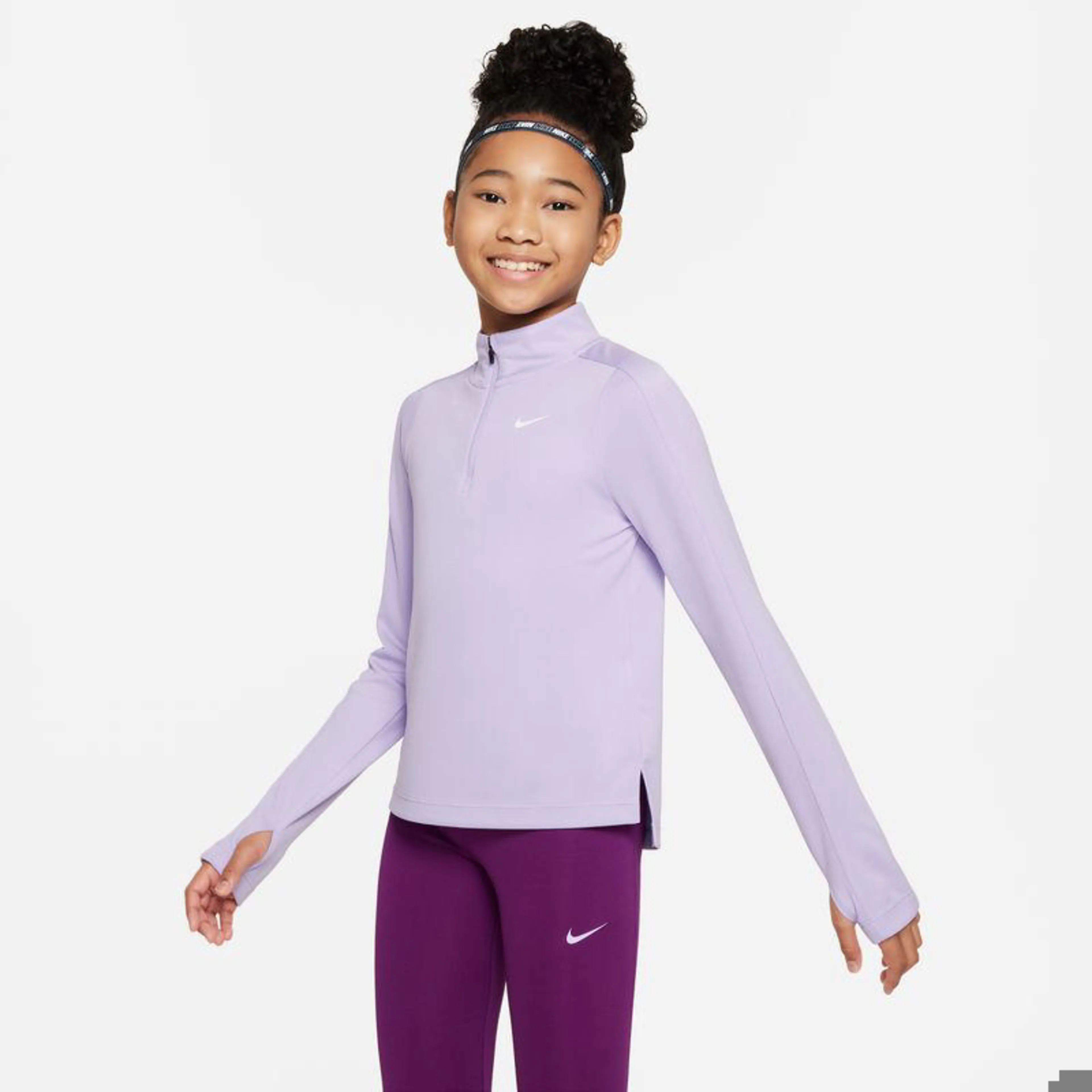 Dri-FIT Long-Sleeve 1/2-Zip Top treningsgenser junior