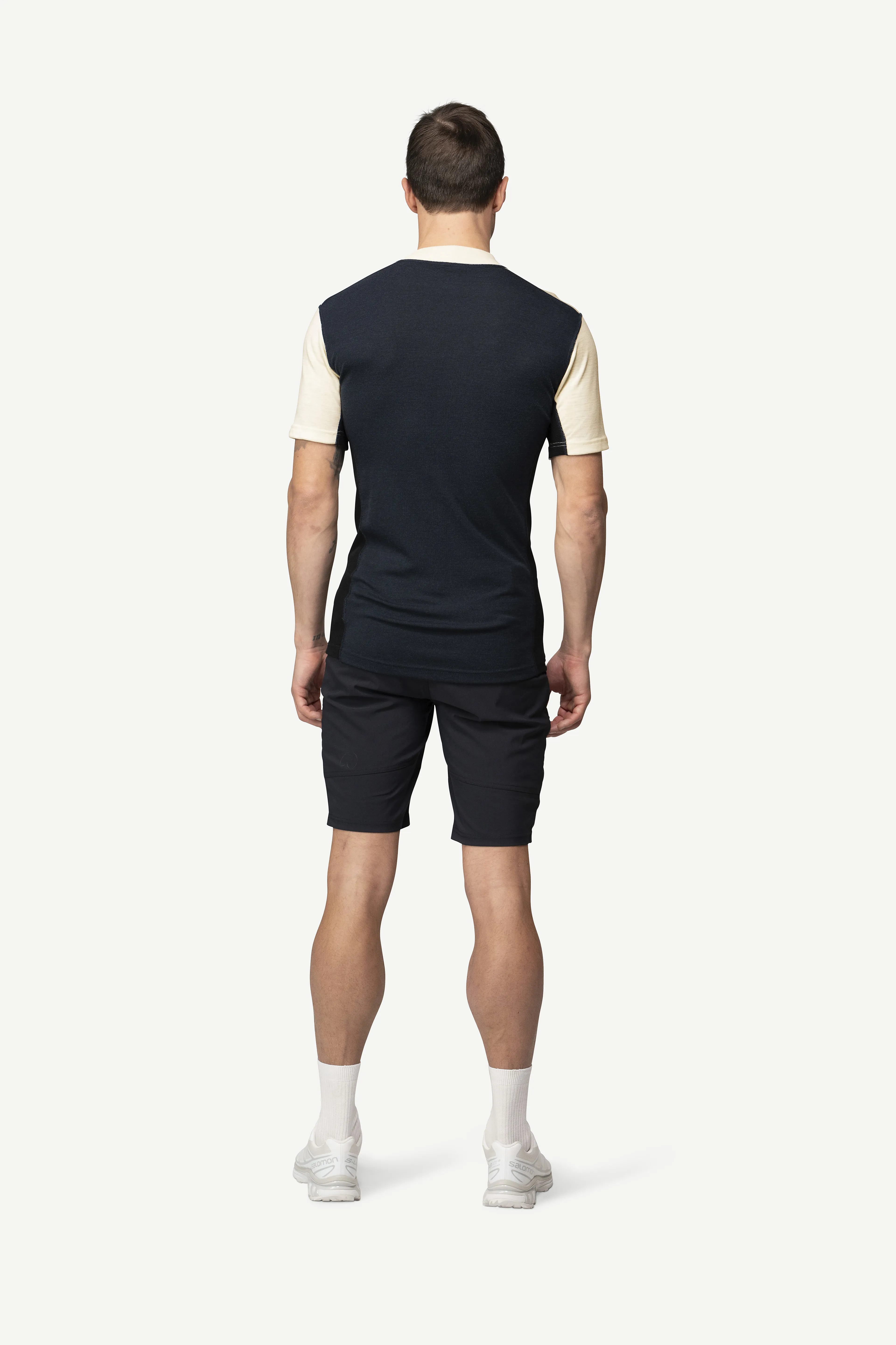 LAUPAREN MERINO 190 ZIP TEE MAN