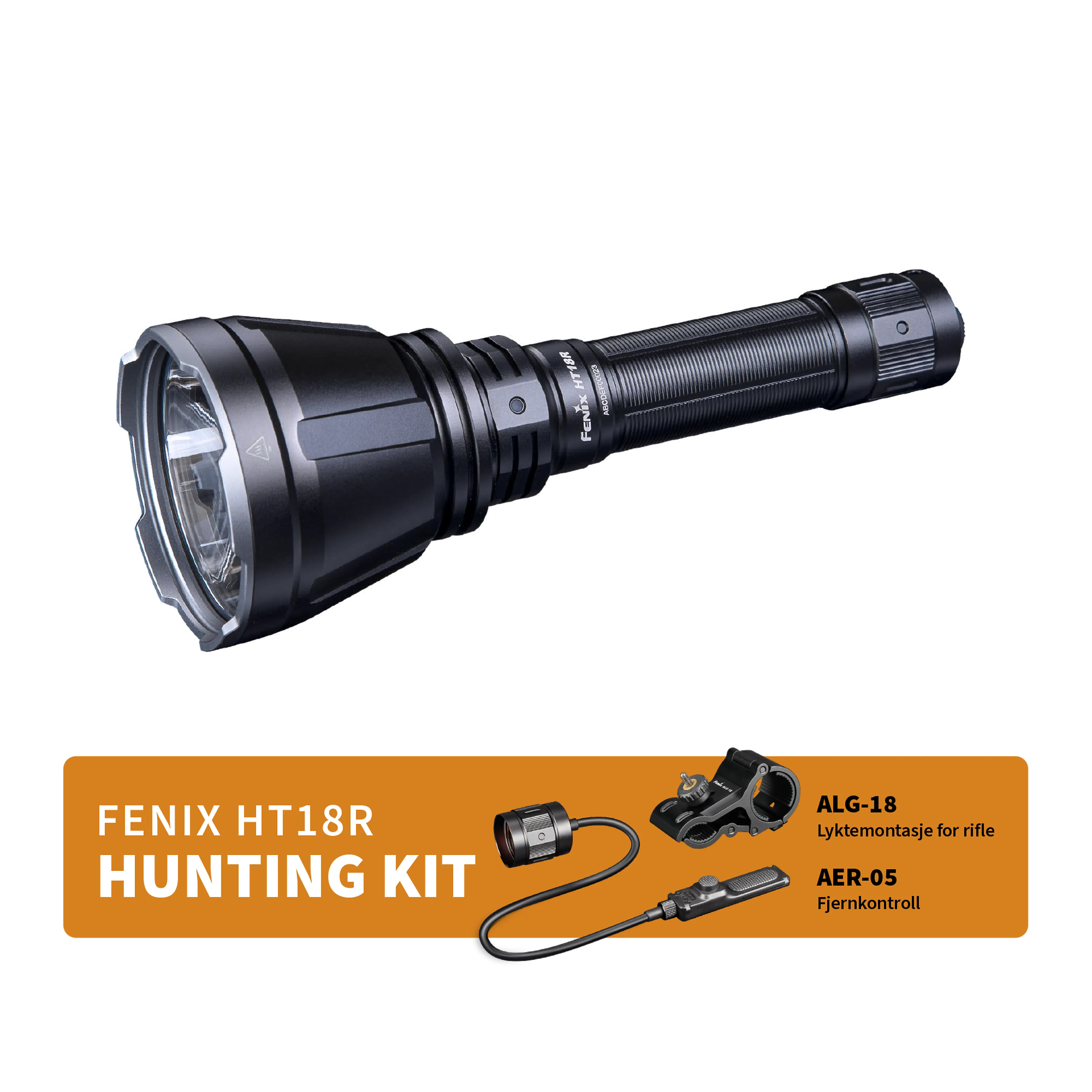 FENIX HT18R JAKTLYKT HUNTING KIT ALG18/AER05