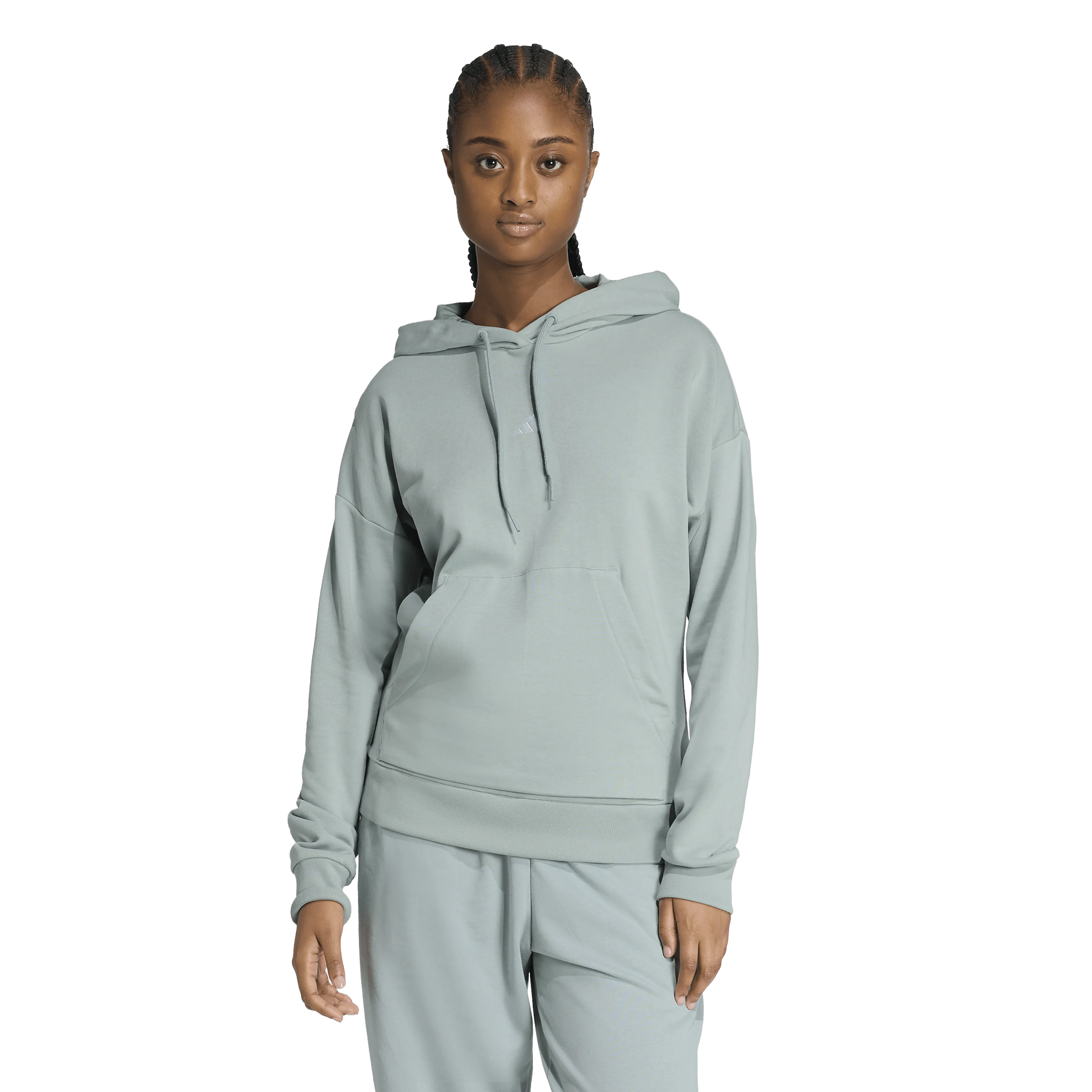 Essentials Small Logo French Terry Hoodie Dame