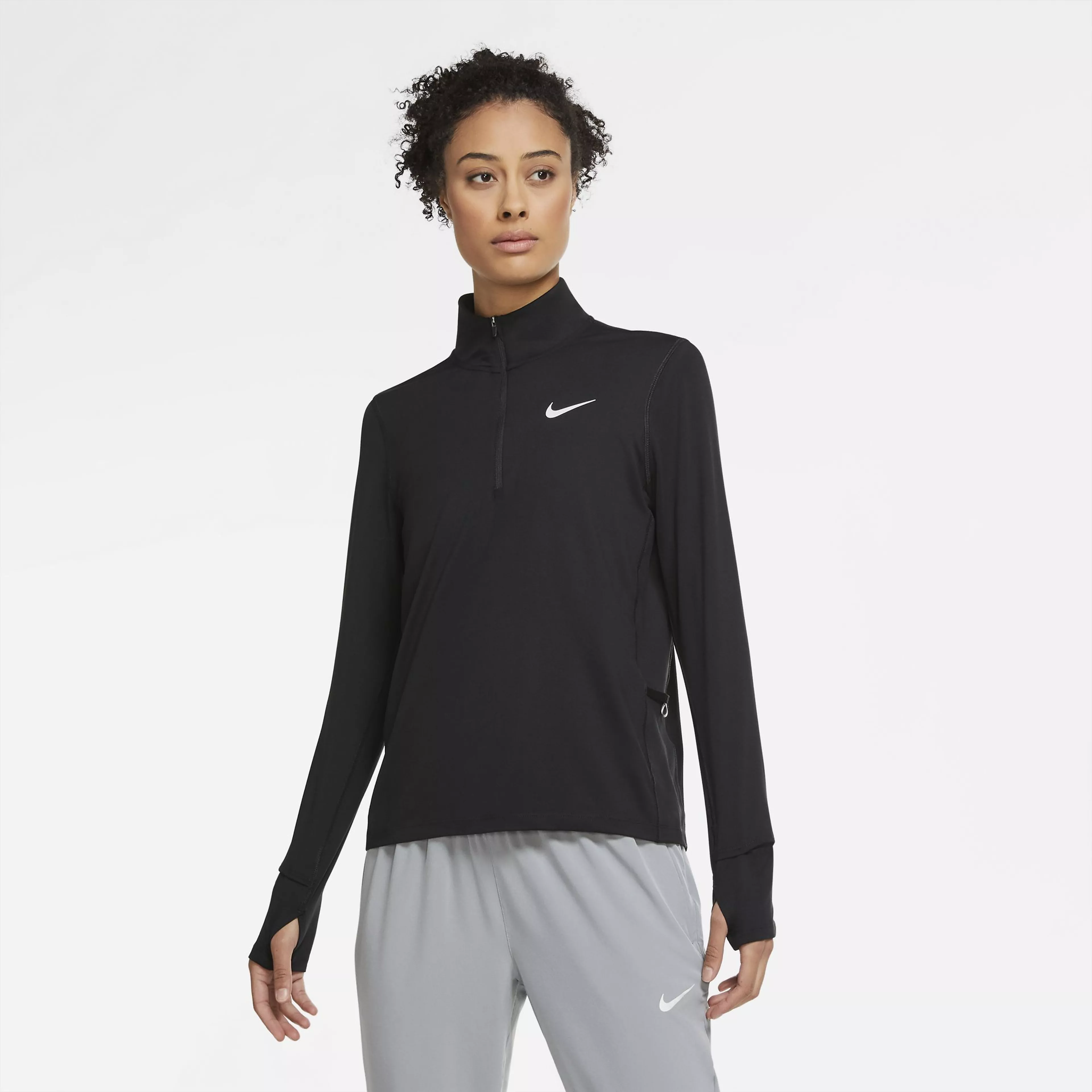 Element 1/2-Zip Running treningsgenser dame