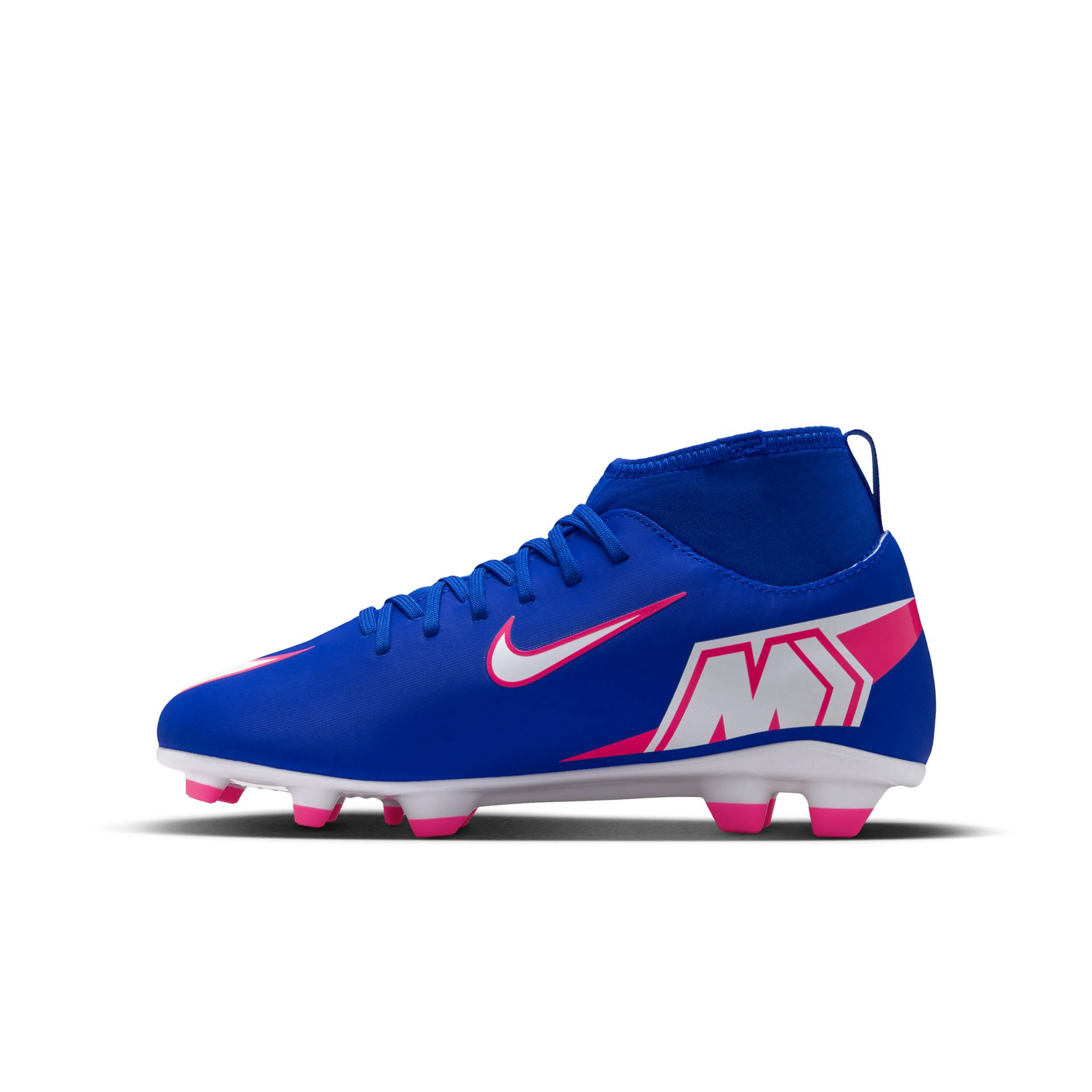 Jr. Mercurial Superfly 10 Club Little/Big Kids' Multi-Ground High-Top Fotballsko Gress/Kunstgress