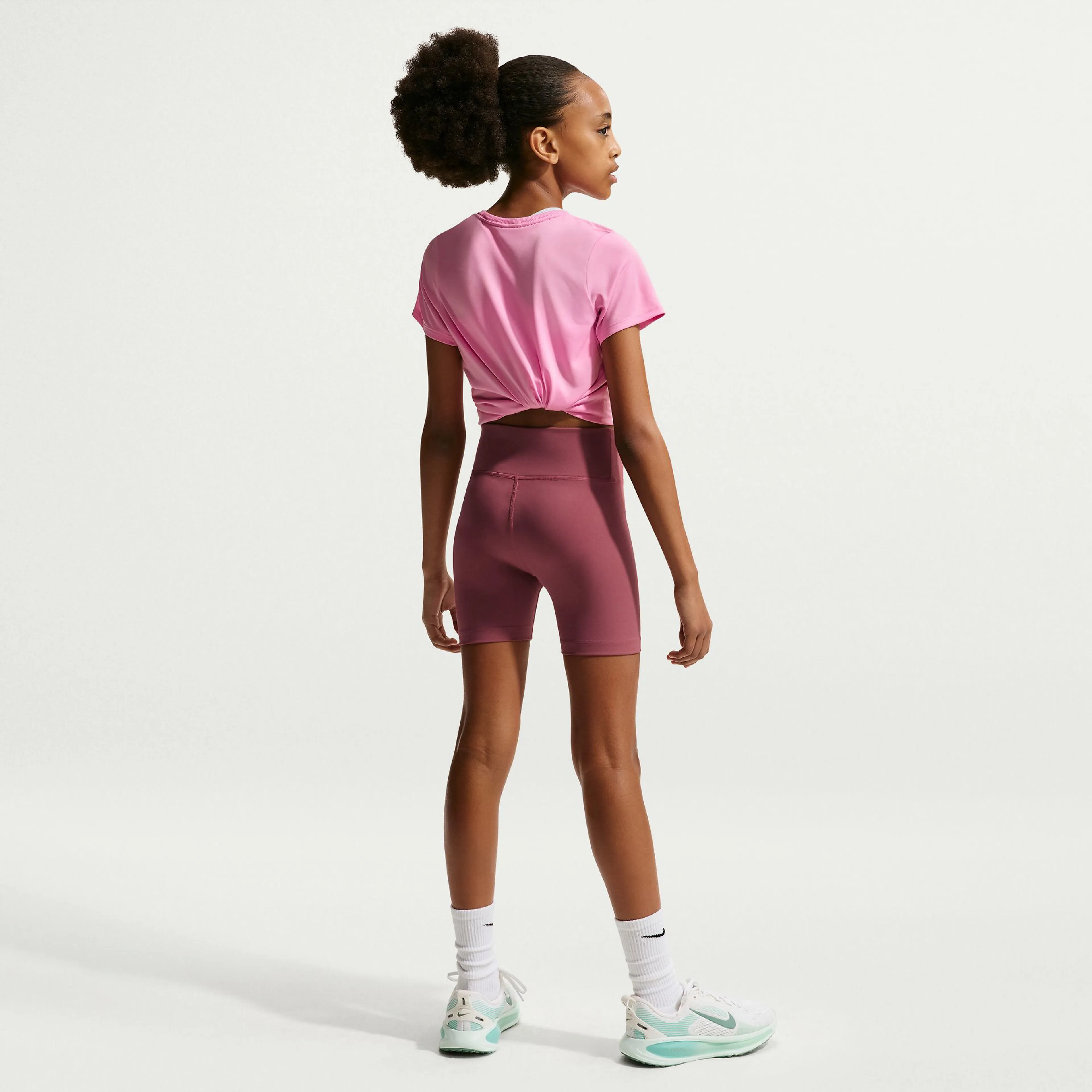 One Big Kids' (Girls') Dri-FIT 5" Biker Shorts