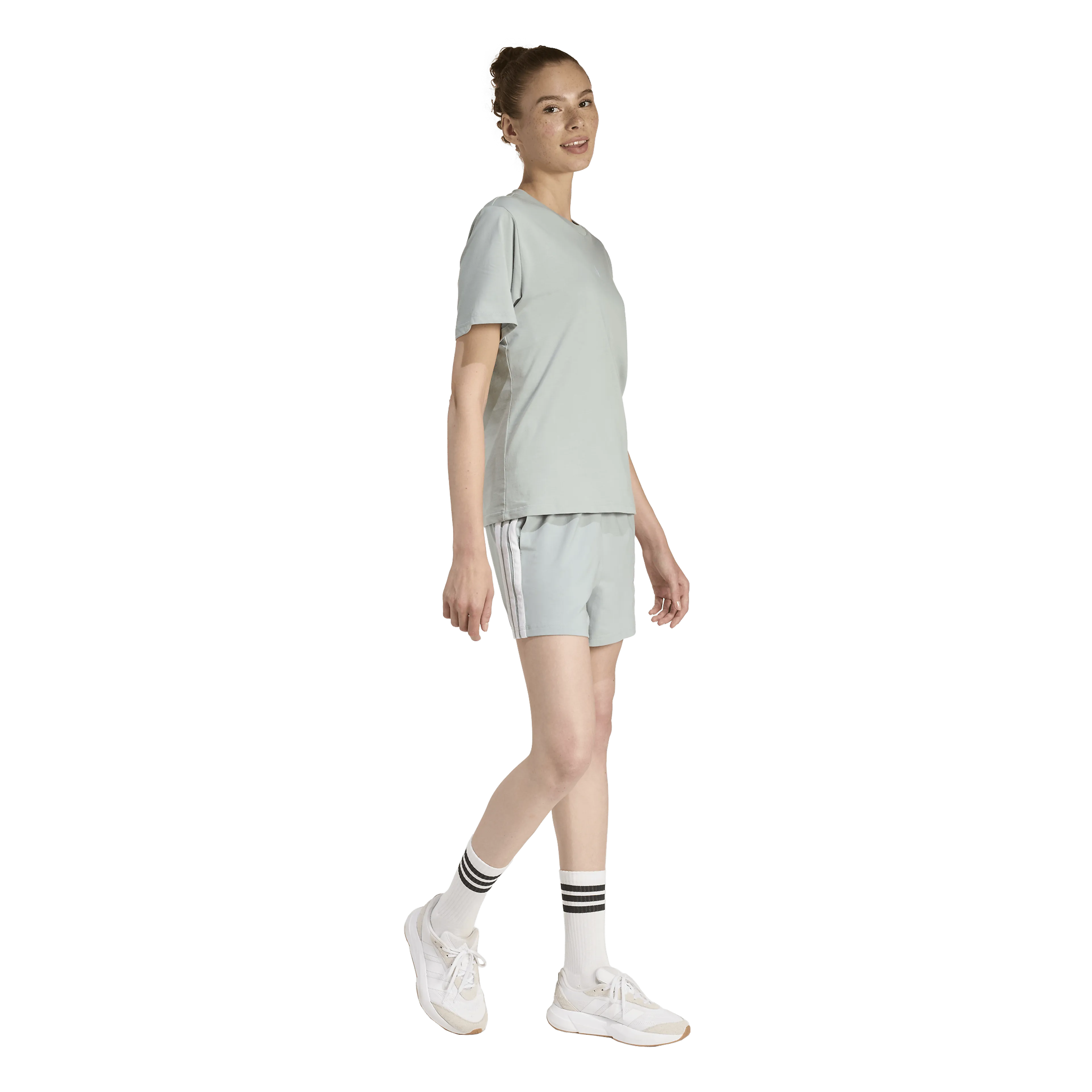 Essentials Small Logo Cotton T-Shirt Dame