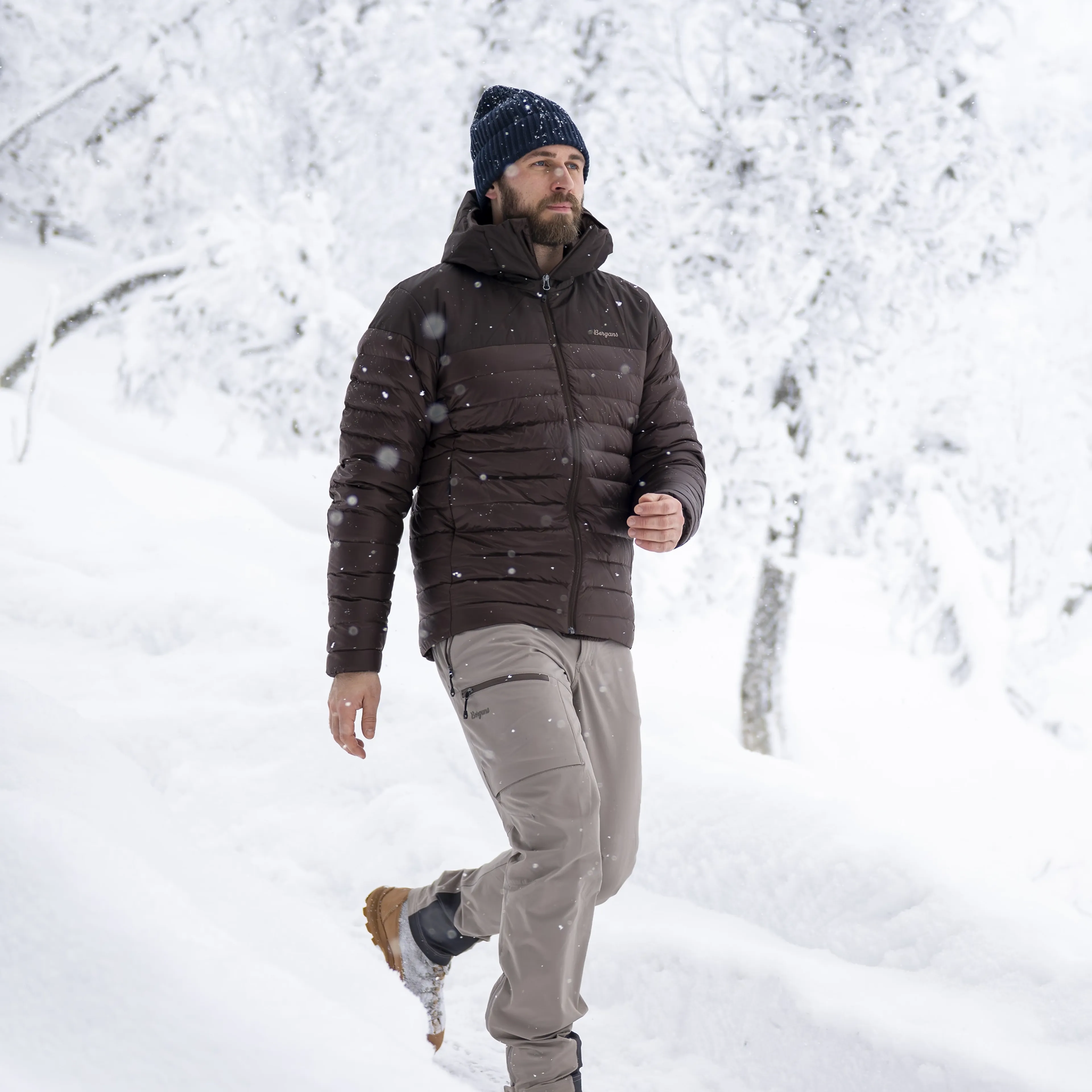 Lom Light Down Hood Jacket Men