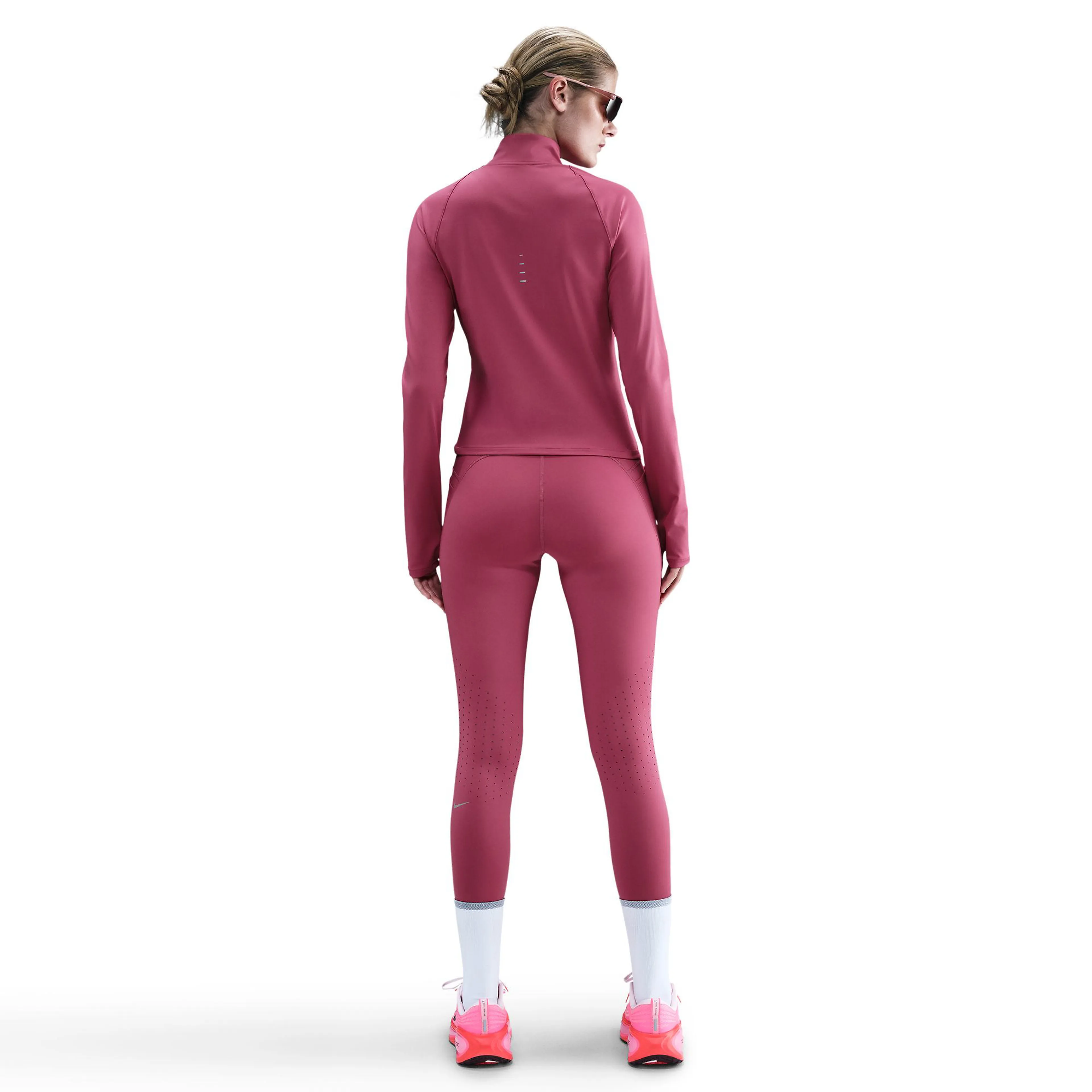 Swift Women's High-Waisted 7/8 Running Leggings with Pockets