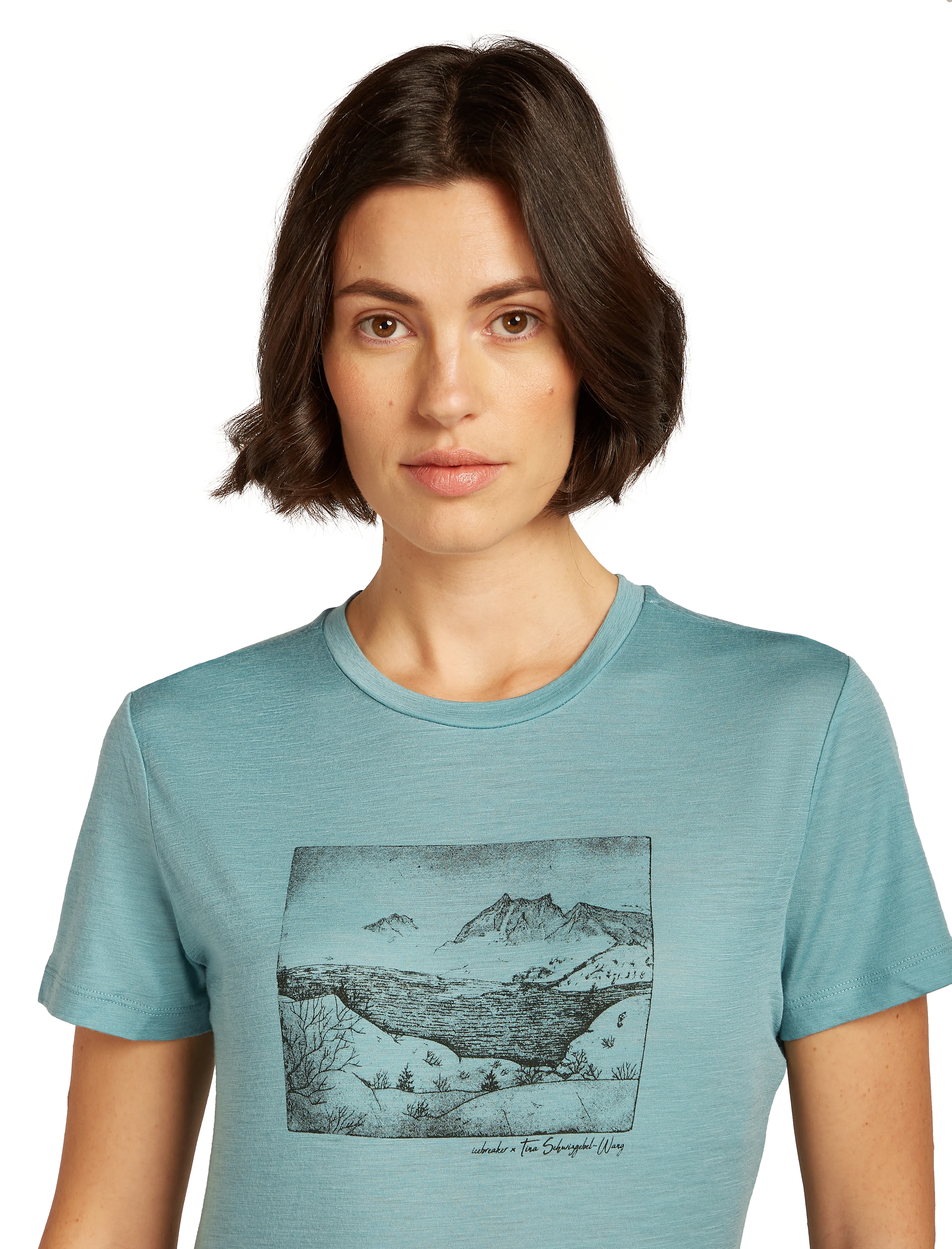 Women Merino 150 Tech Lite SS Tee Terrain