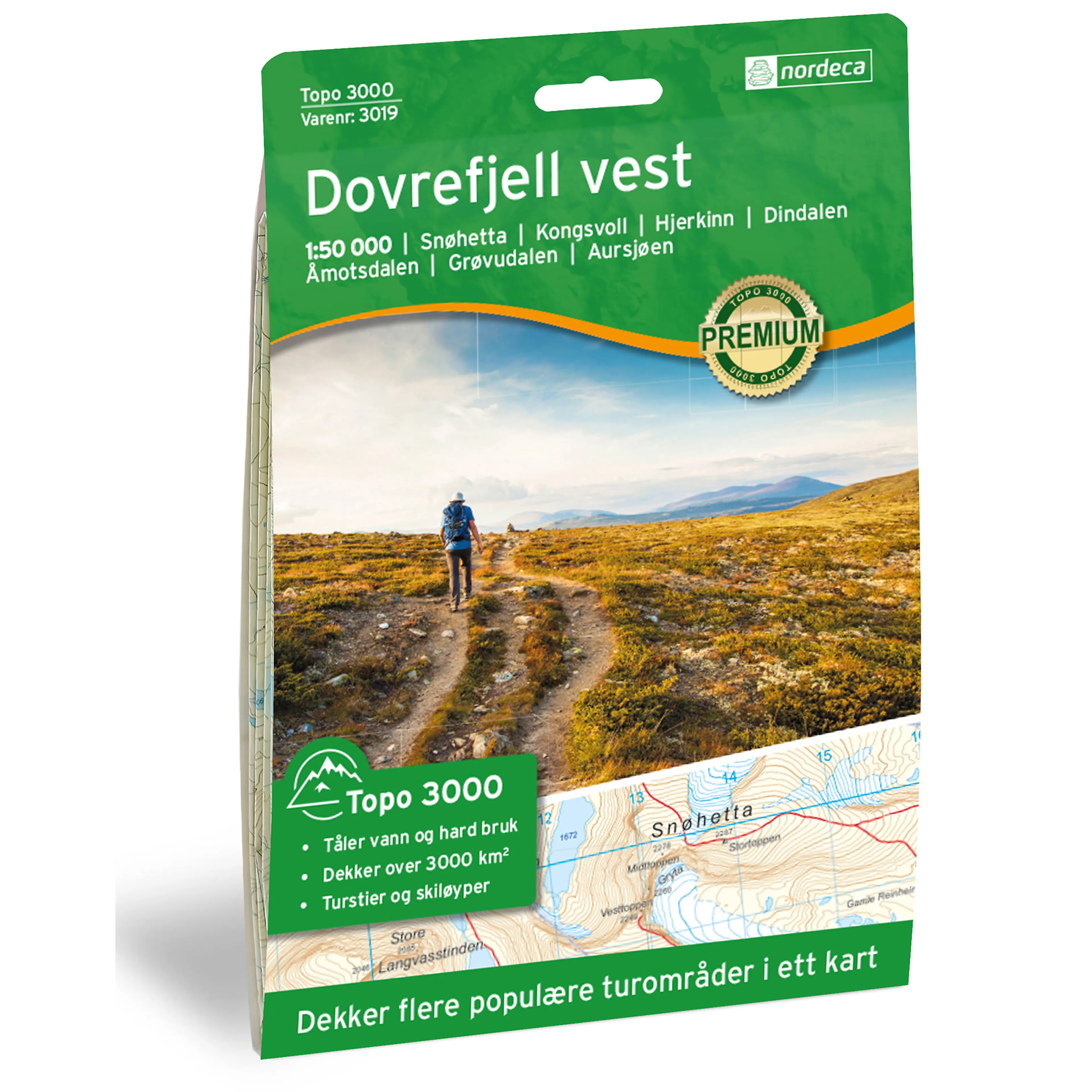 DOVREFJELL VEST 1:50 000