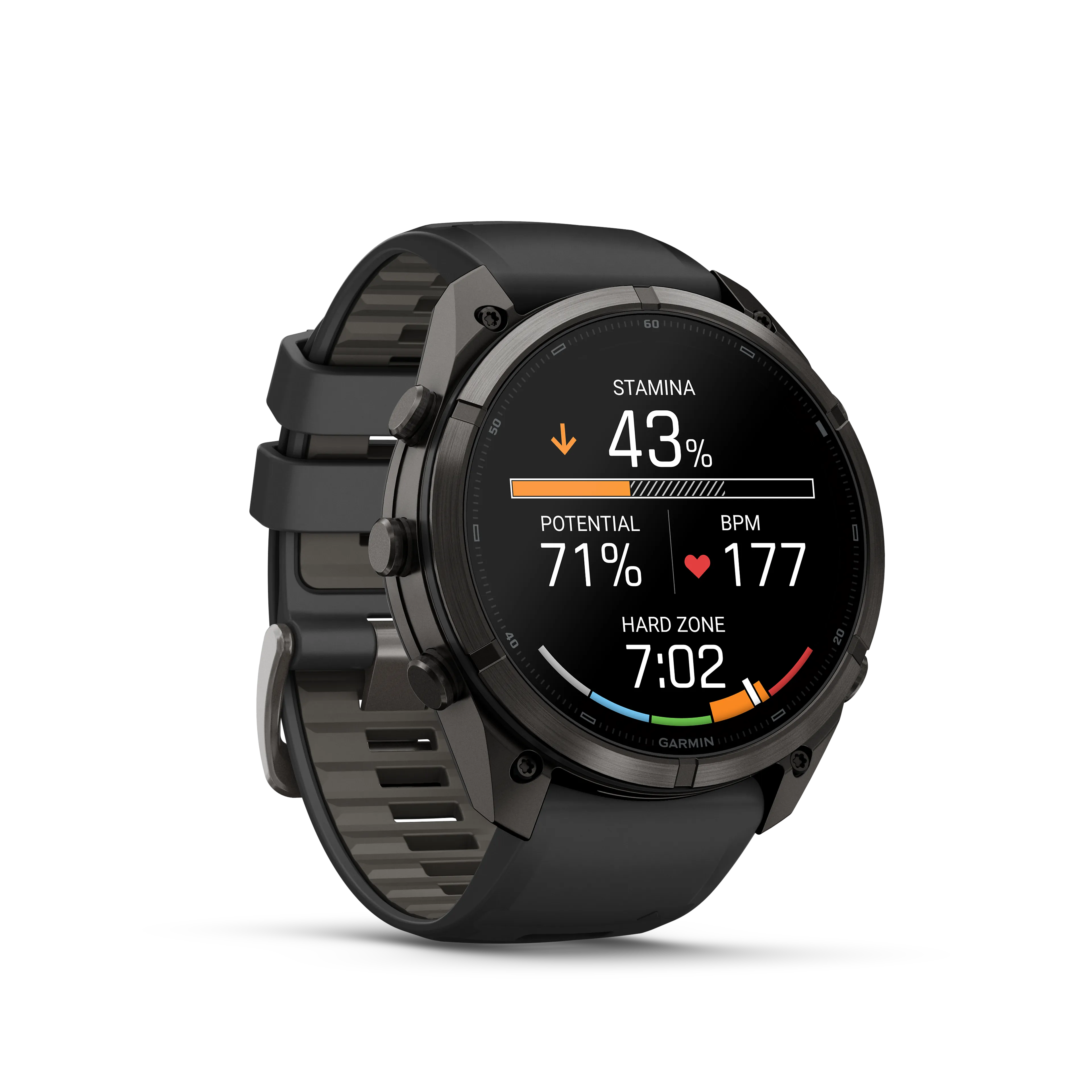 Fenix 9 Pro  inReach, 51 mm, Carbon gray DLC titanium with black/pebble gray silicone band