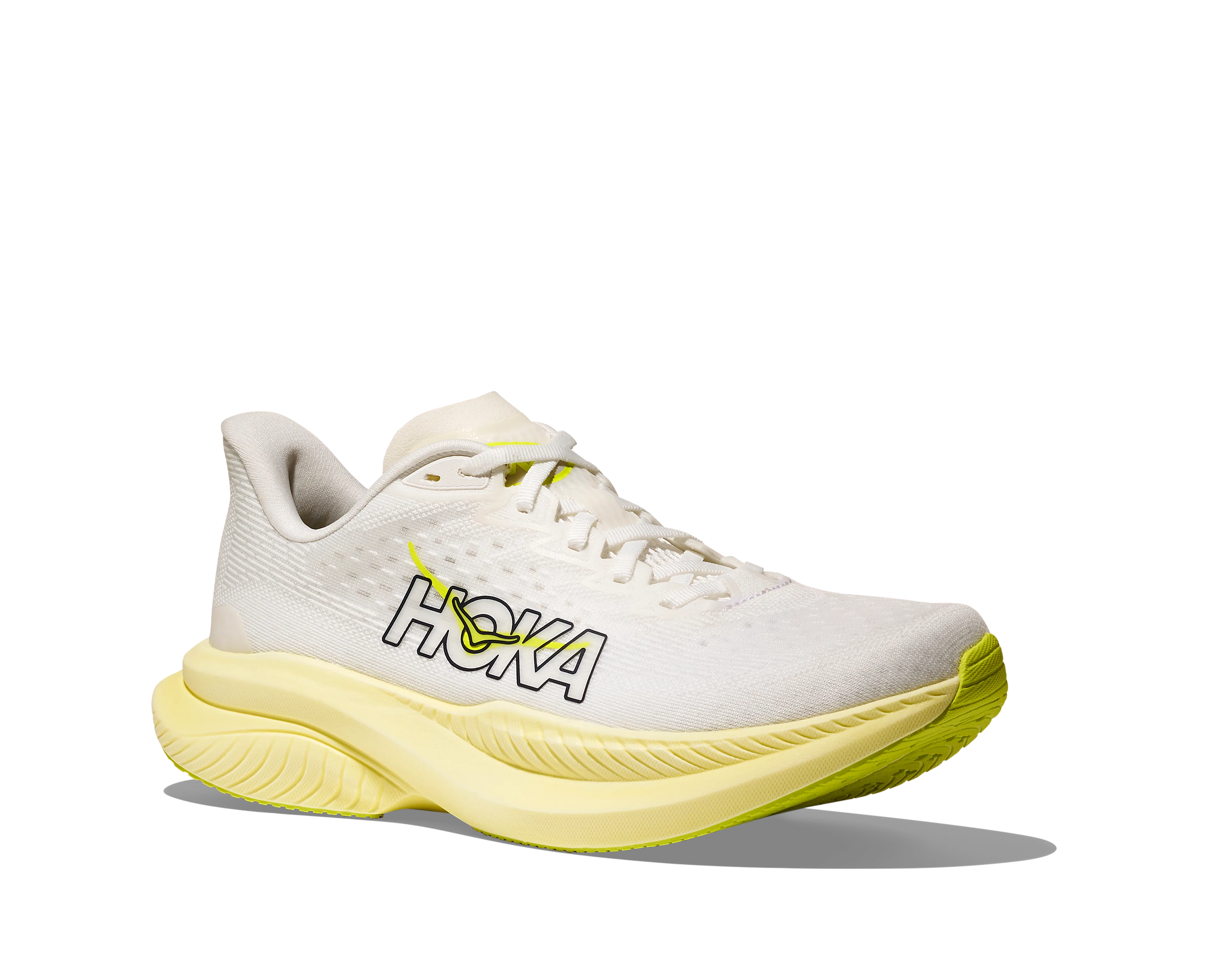 WHITE / NEON HOKA CITRUS