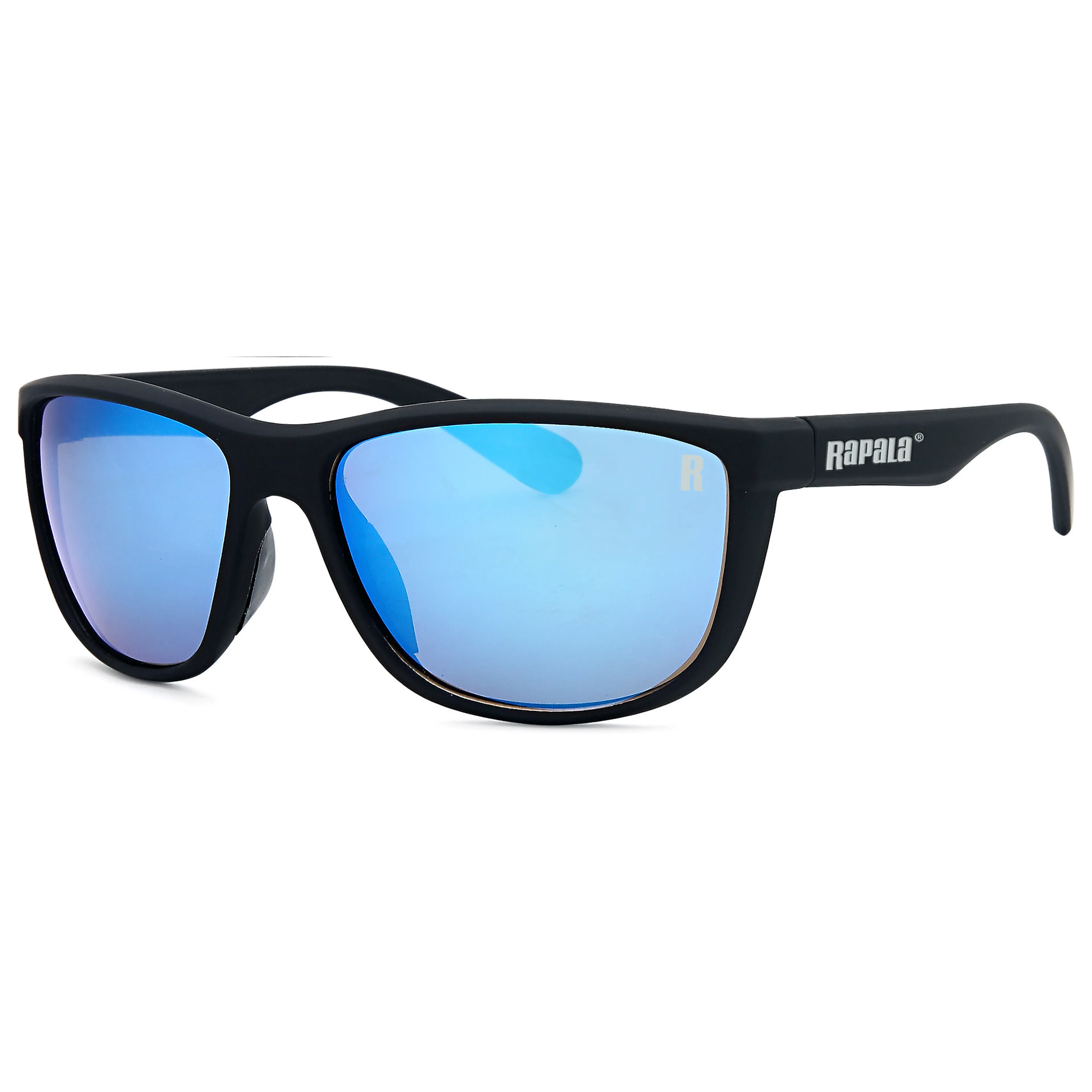 Sportsman Wahoo Matte Black Blue Mirror