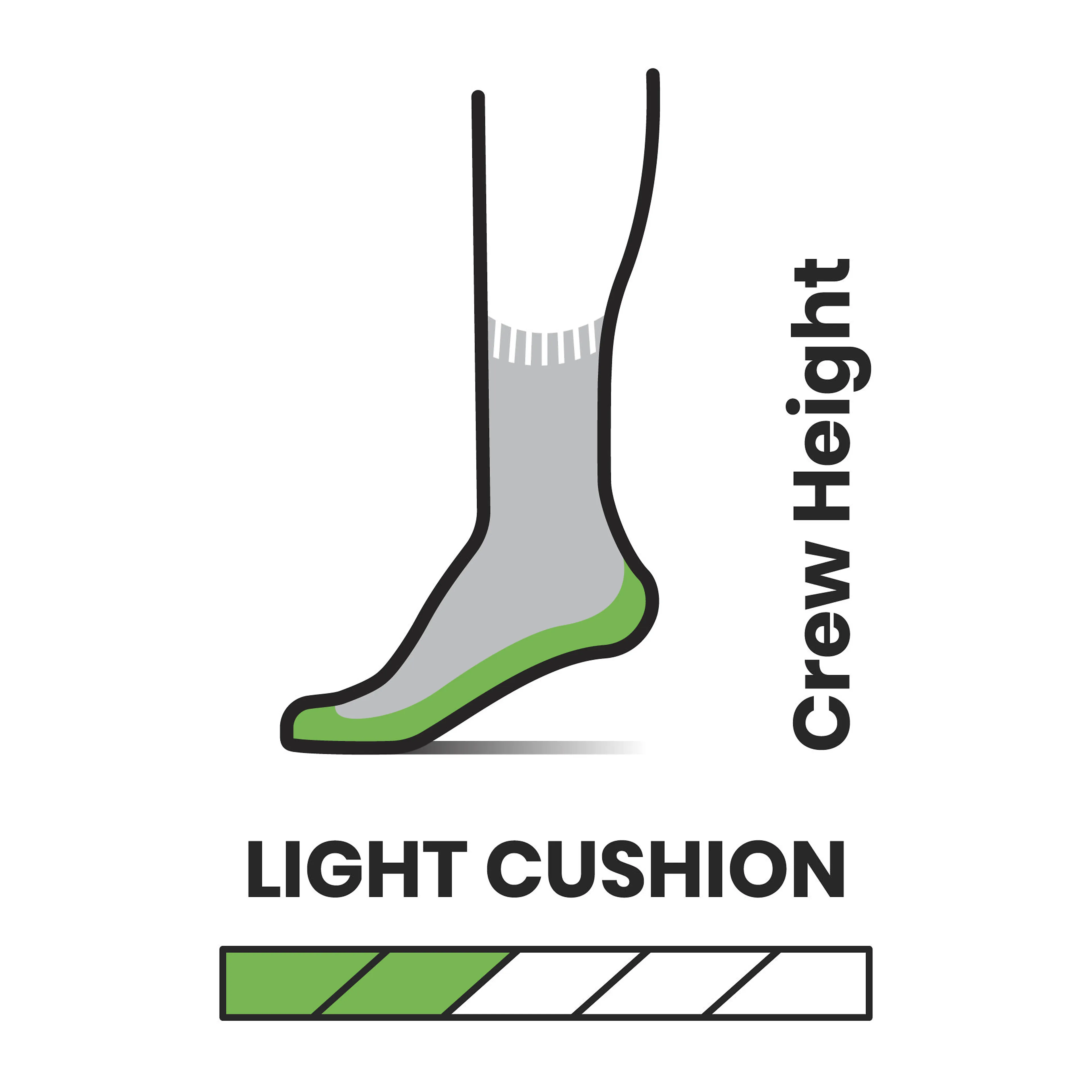 Performance Hike Light Cushion Crew Performance Hike Light Cushion Crew