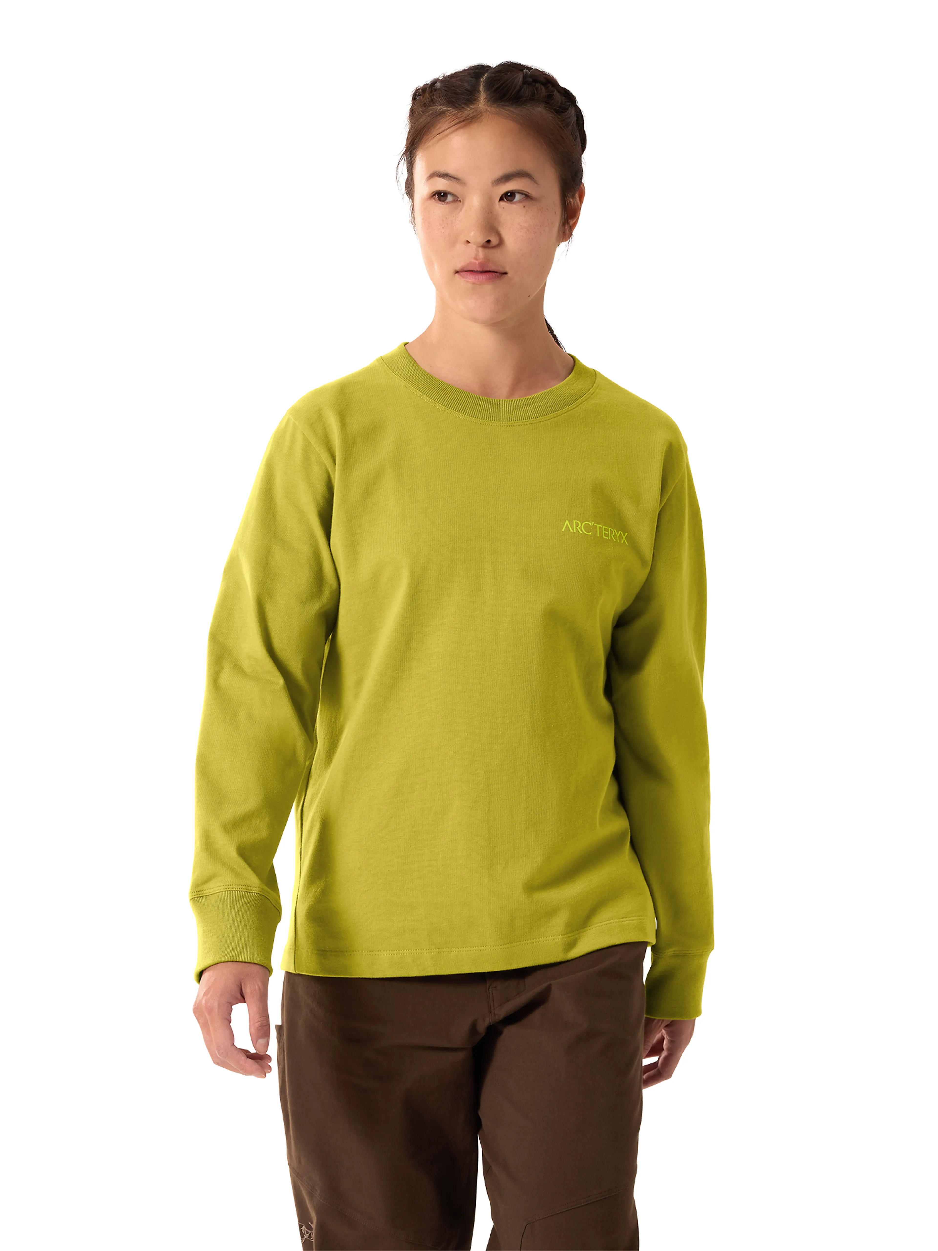 Kragg Cotton Bird Crew LS W