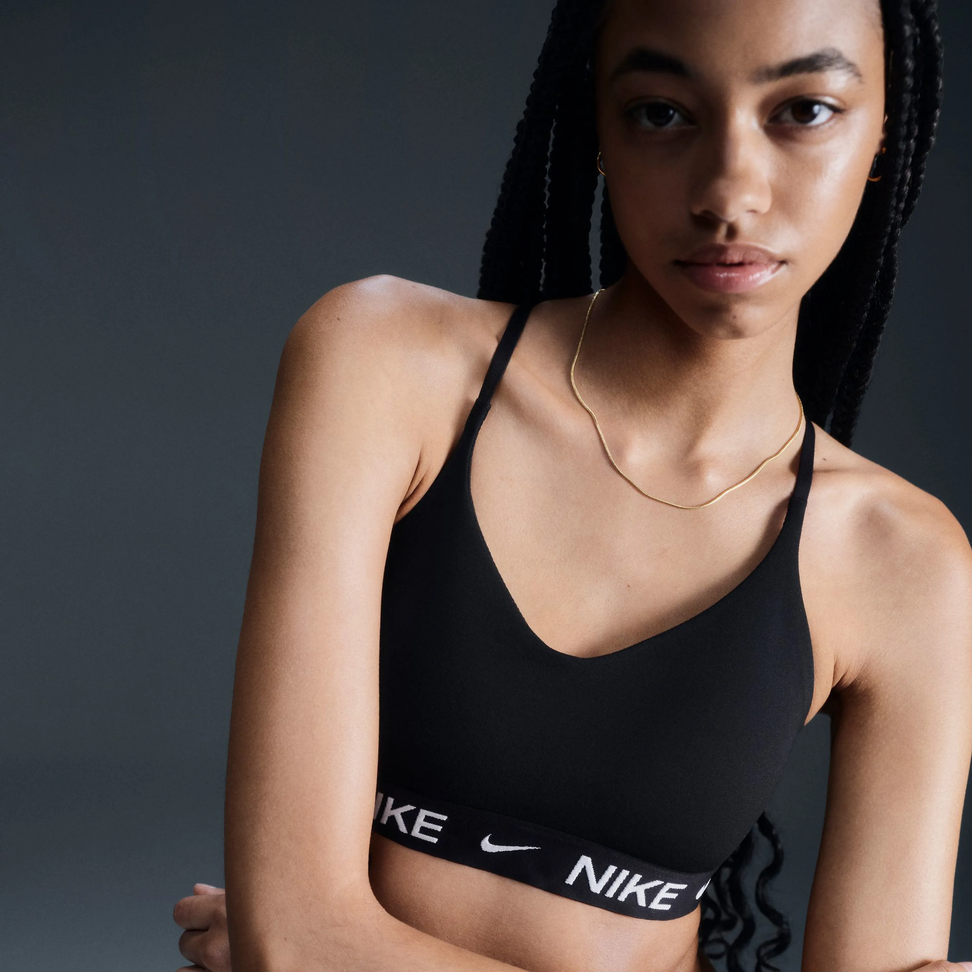 Indy Light Support Padded Adjustable Sports Bra