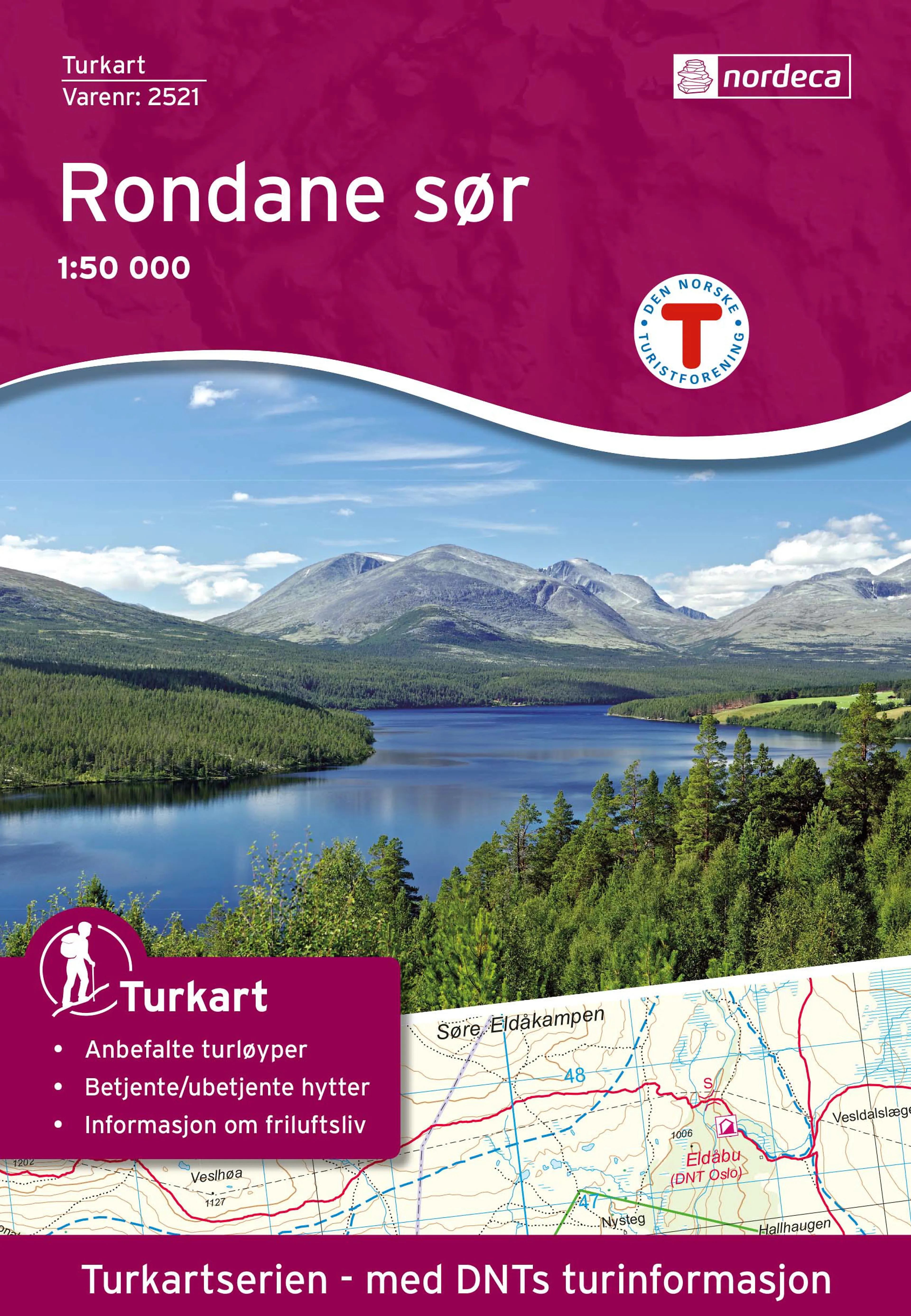 Rondane Sør 1:50 000