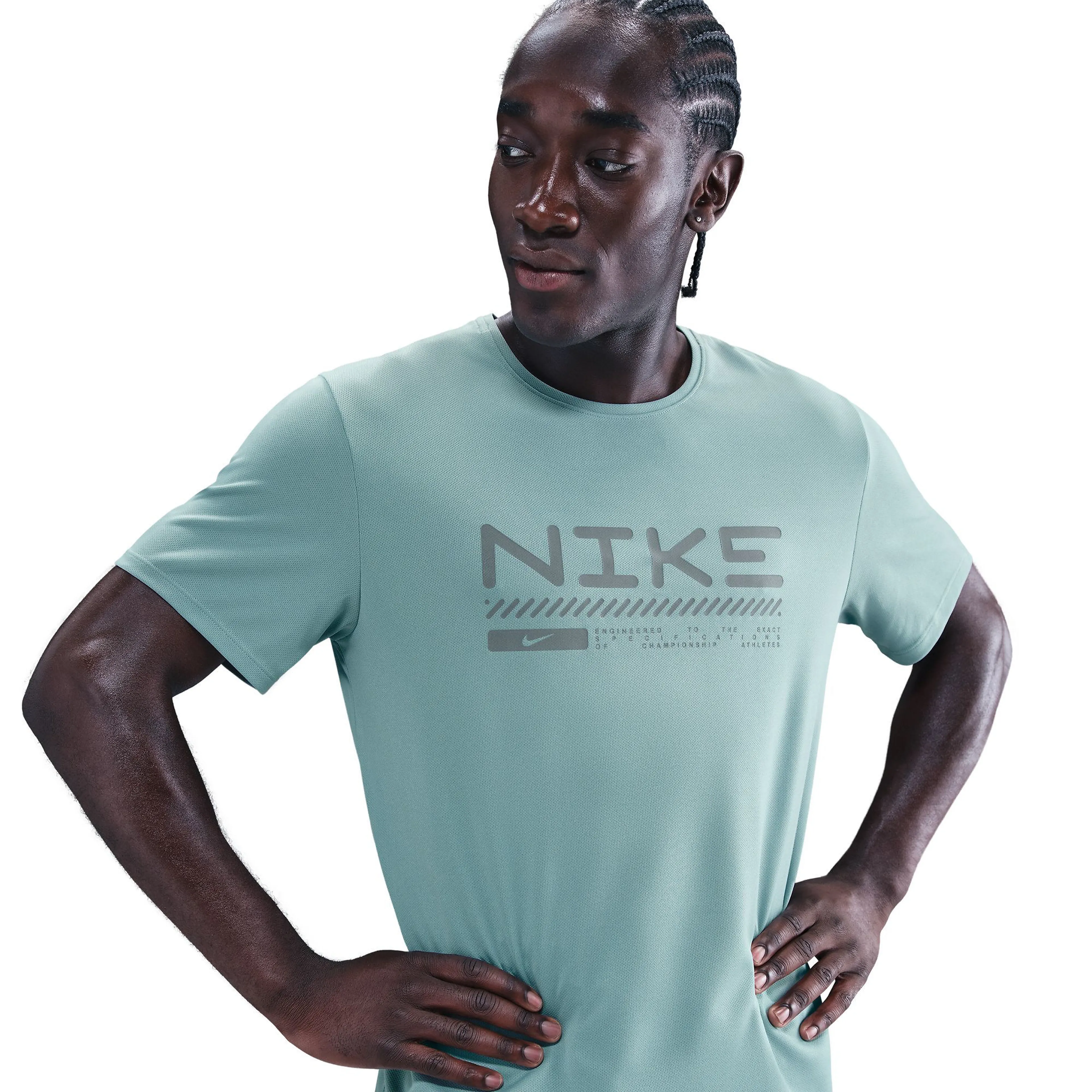 Miler Men's Winterized Short-Sleeve Running Top
