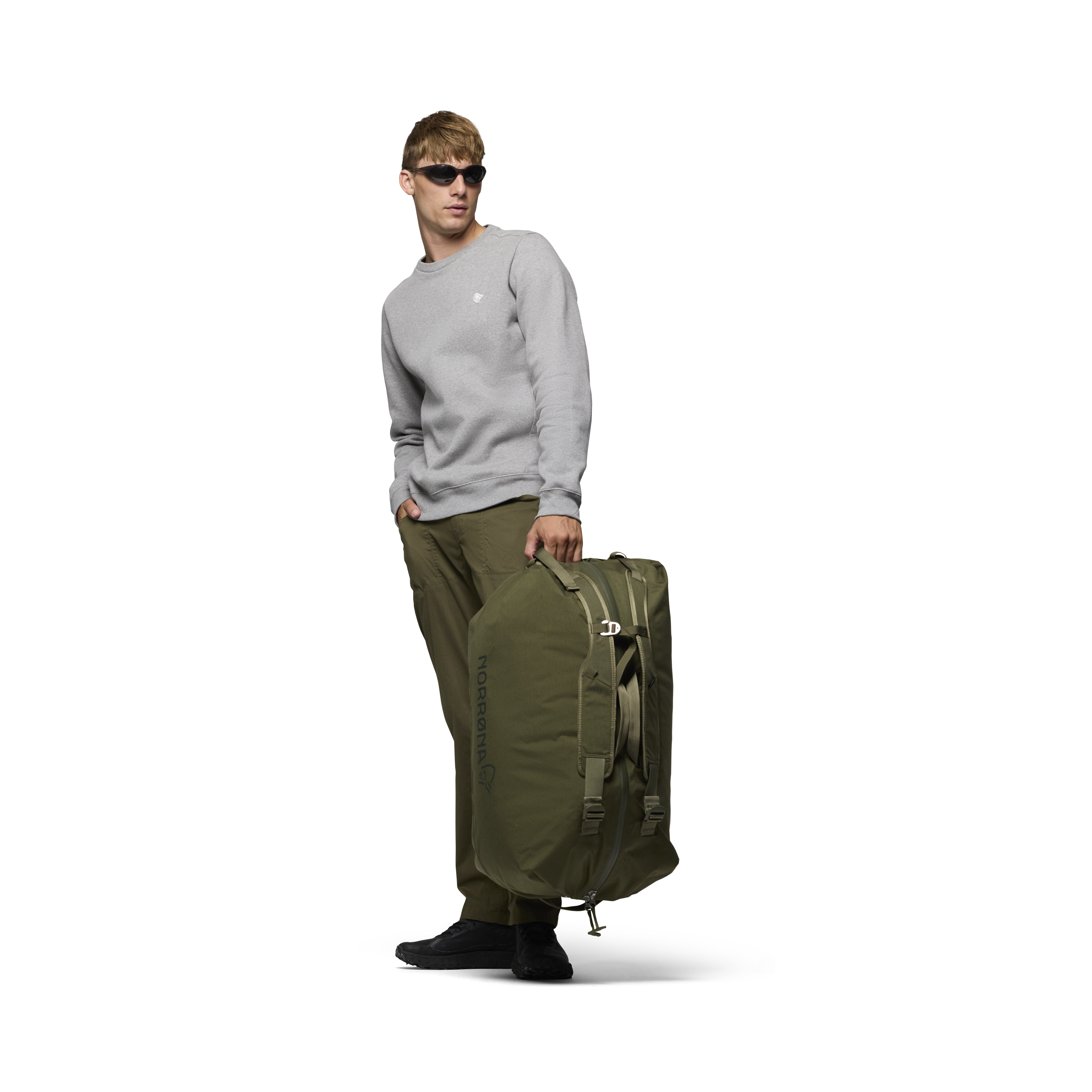 NORRØNA Norrøna 90L Duffel Bag Olive Night Unisex | Intersport.no