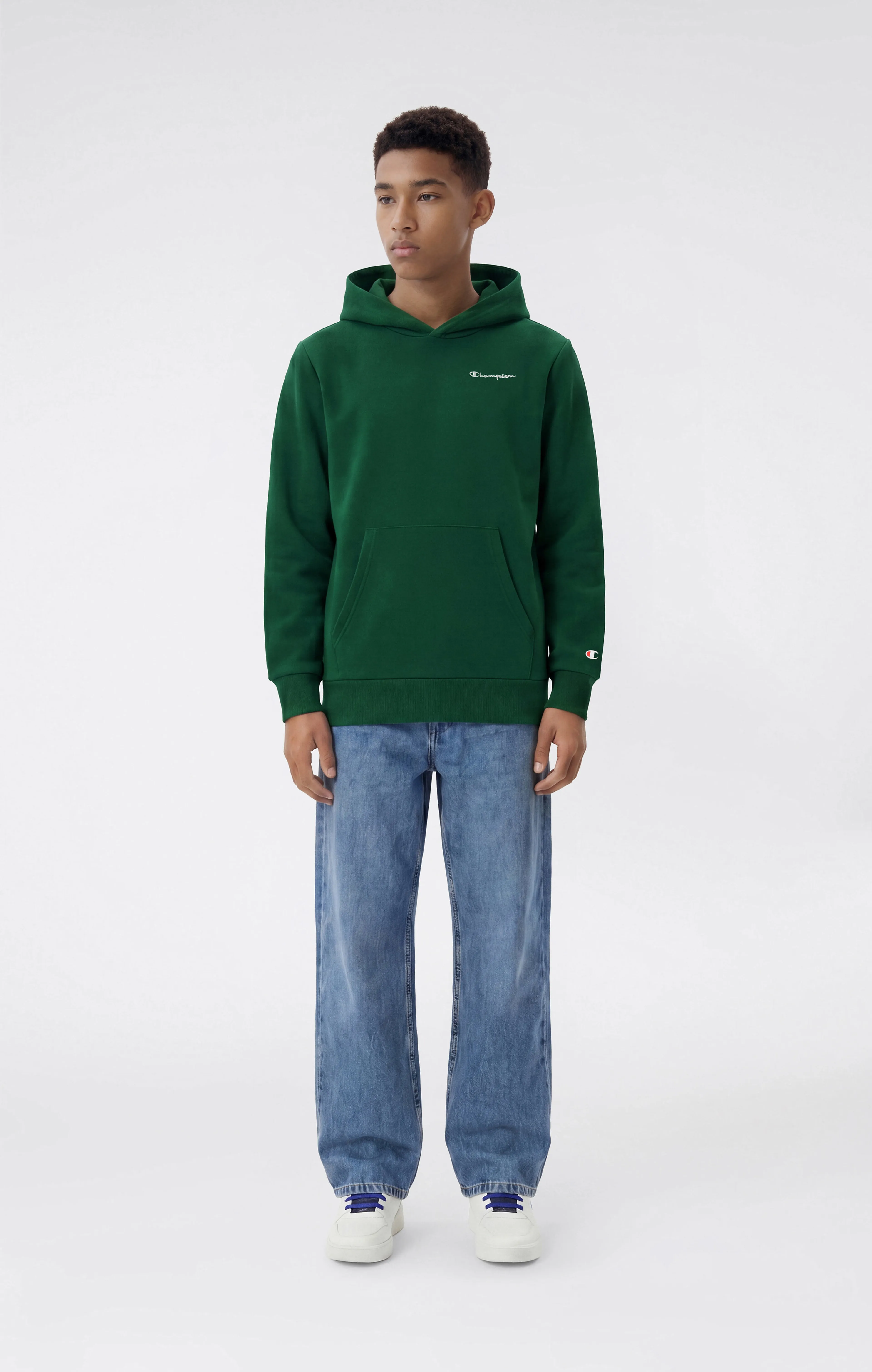 Hooded Sweatshirt small contrast logo junior