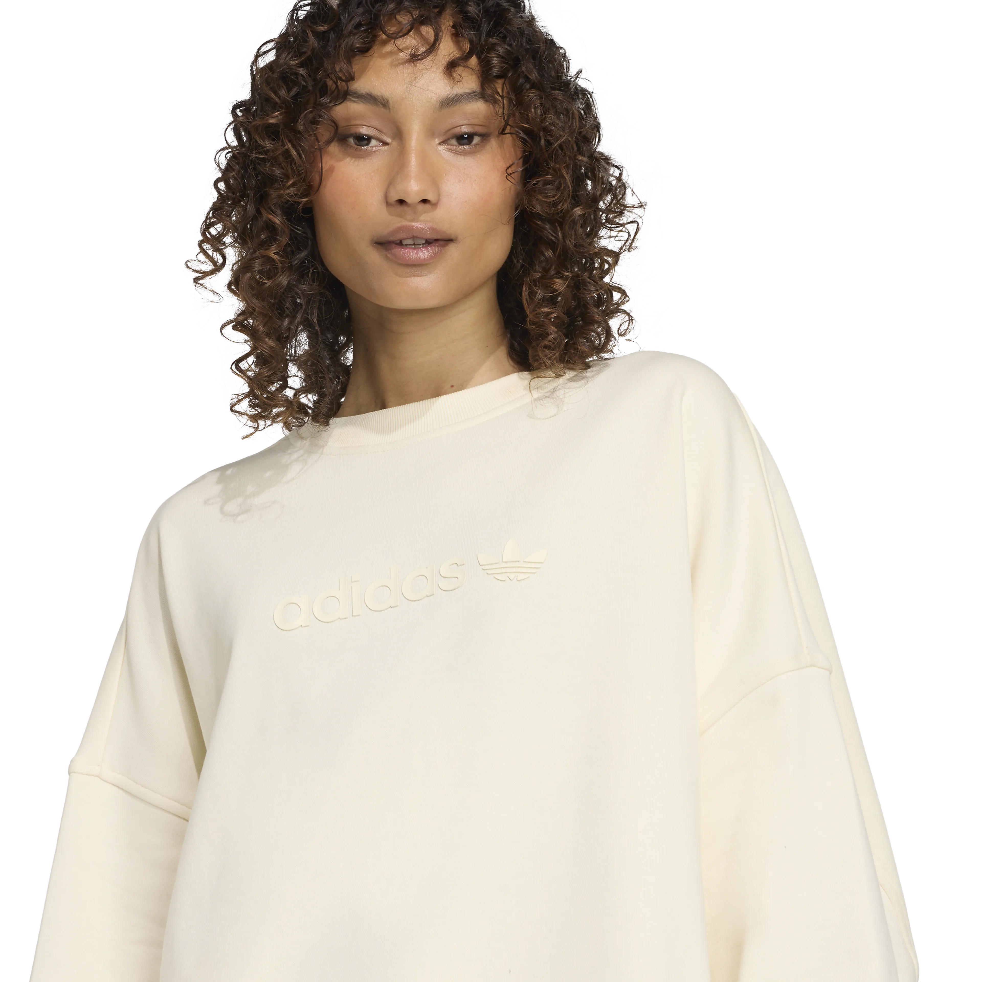 Essentials Linear Oversized Crew Sweatshirt Dame