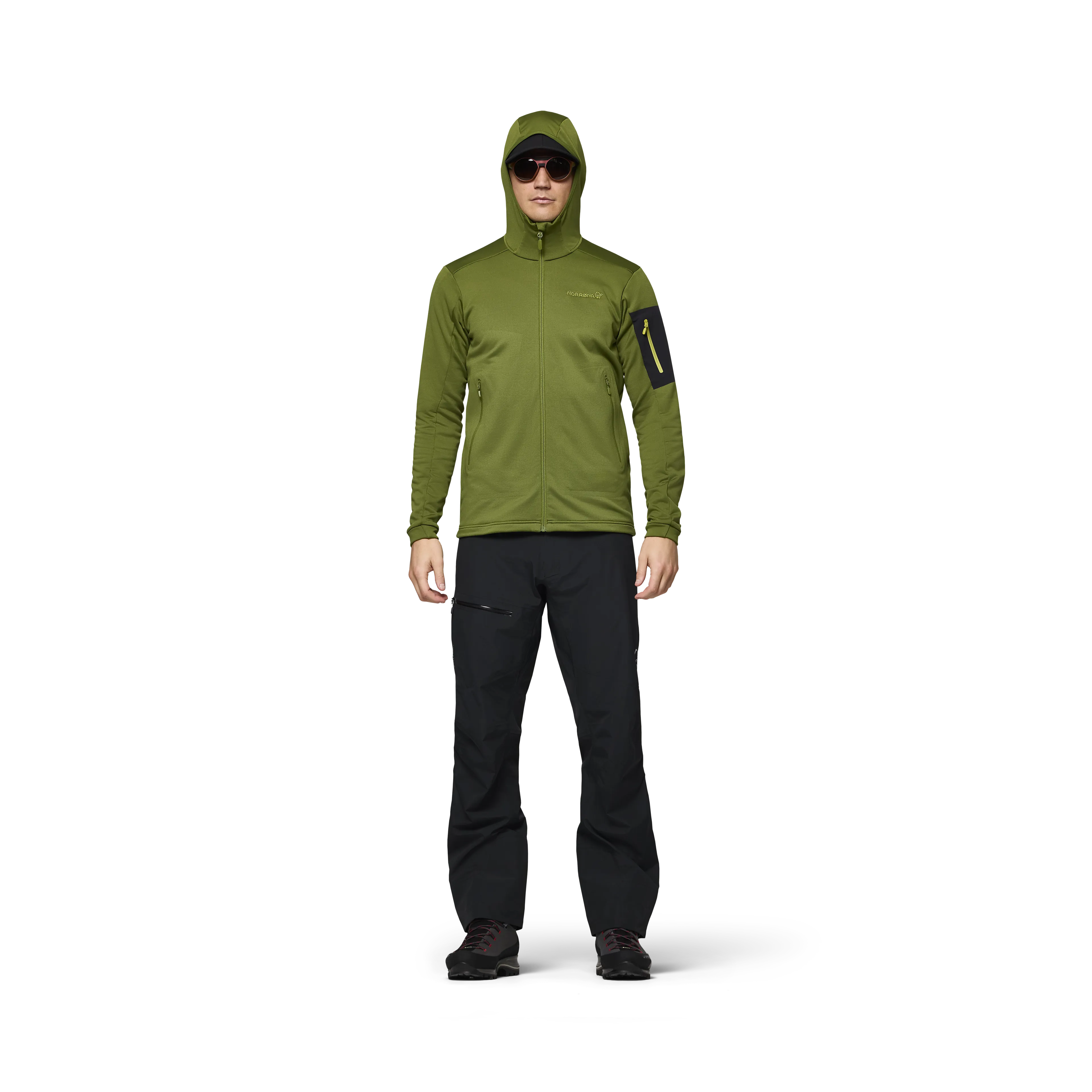 falketind warm2 stretch Hood M's