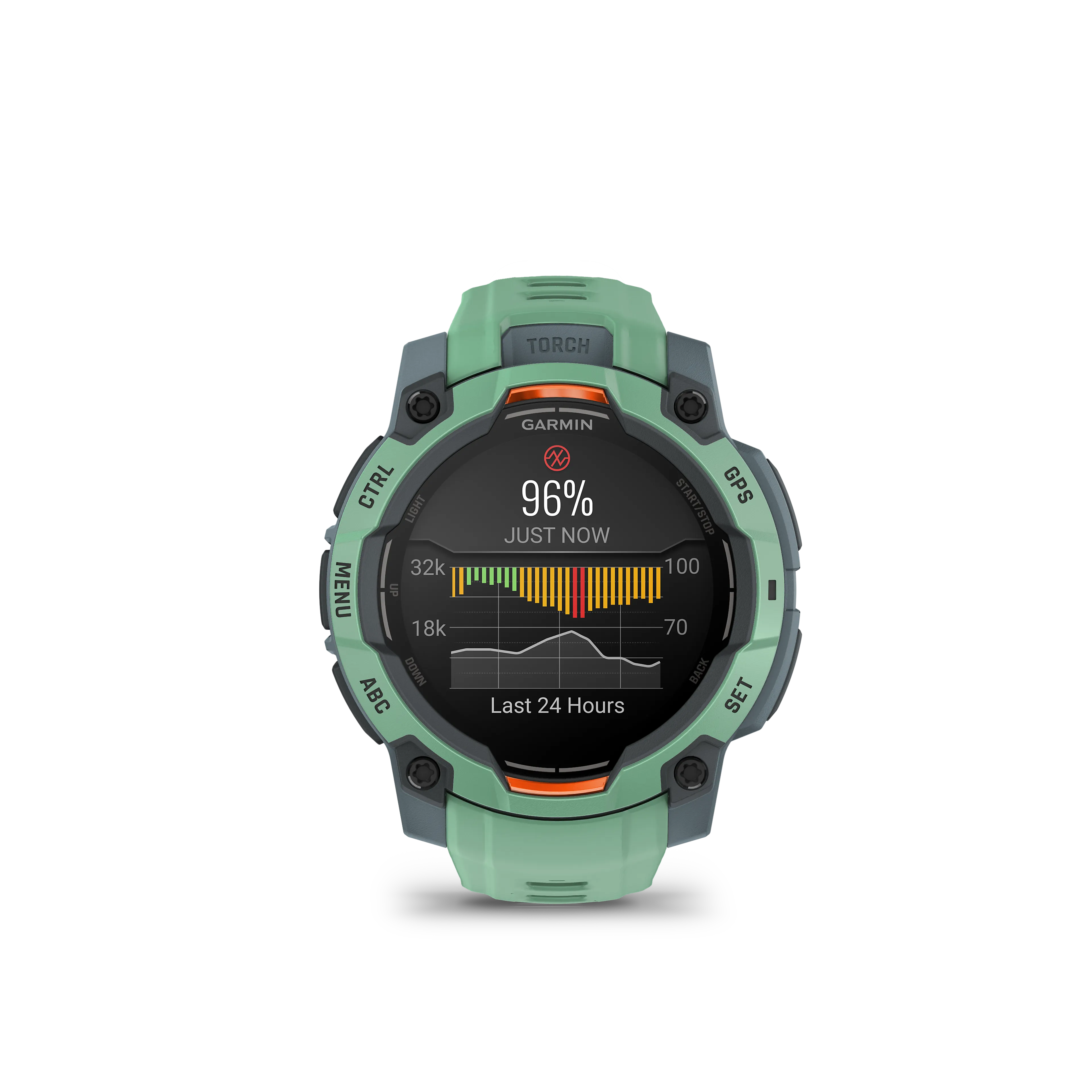 Instinct 3 - 45mm, AMOLED,Neo Tropic Bezel with Neo Tropic Band