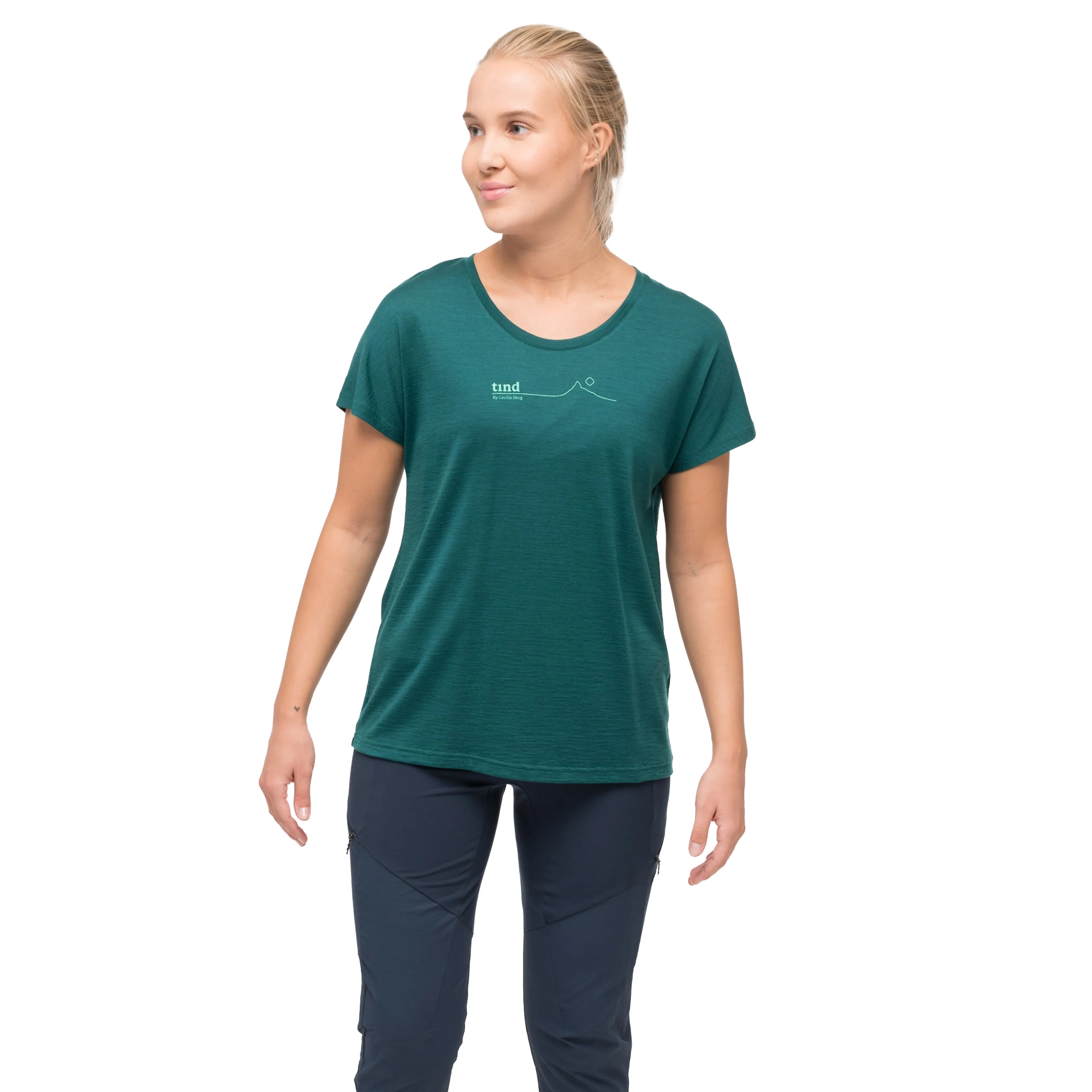 Tind Crux Merino t-skjorte dame Tind Crux Merino t-skjorte dame