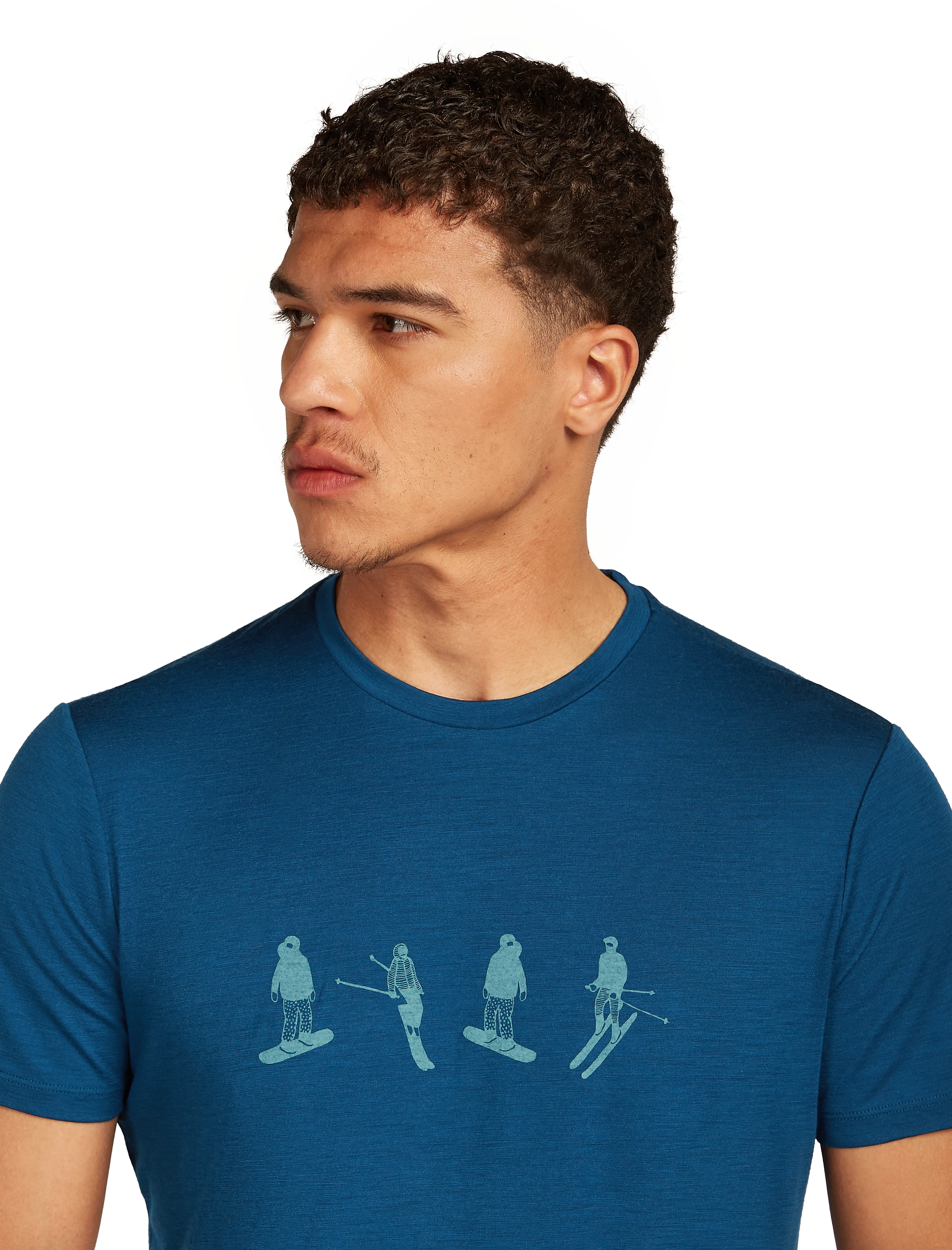 Men Merino 150 Tech Lite SS Tee Snow Day