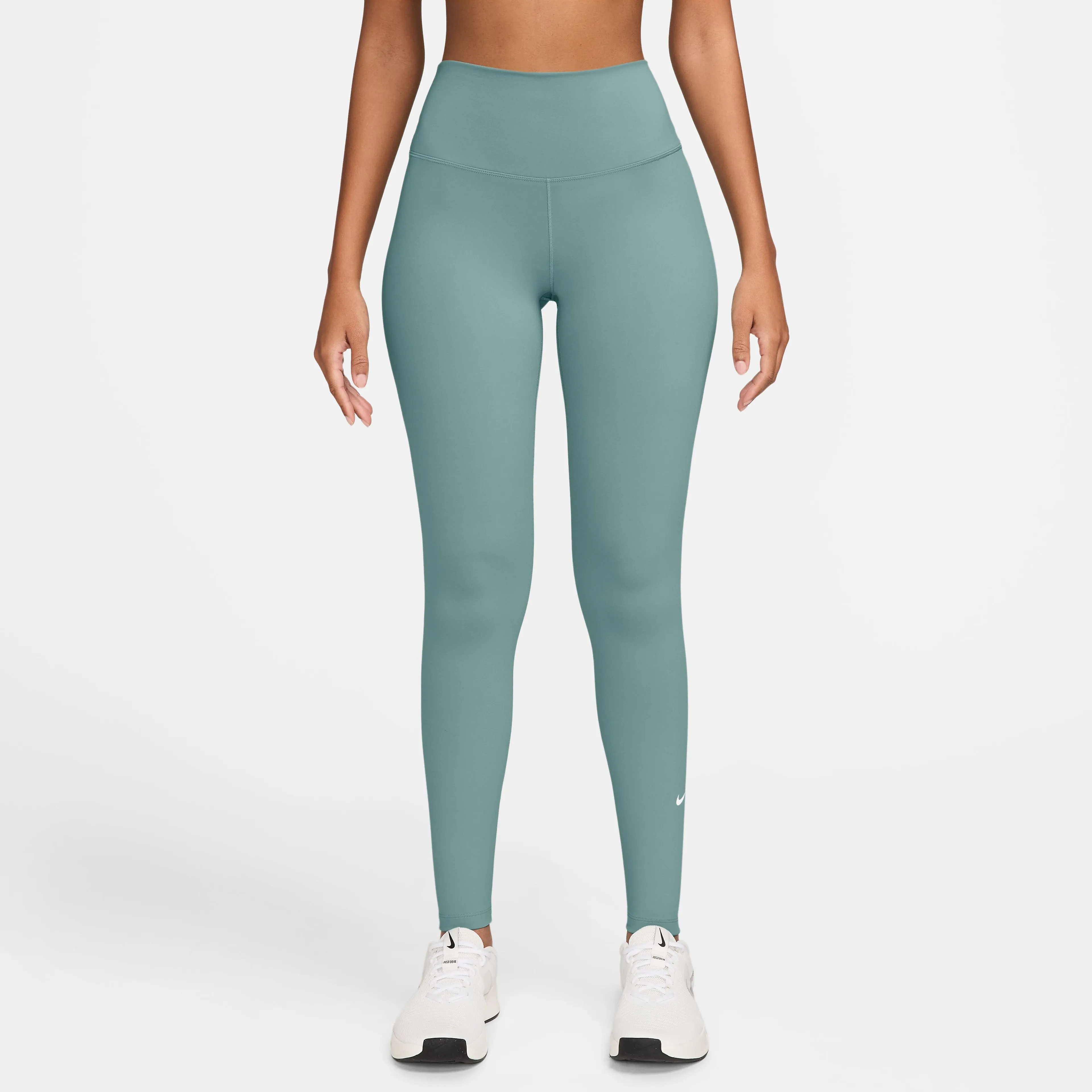 One Women's High-Waisted Full-Length Leggings