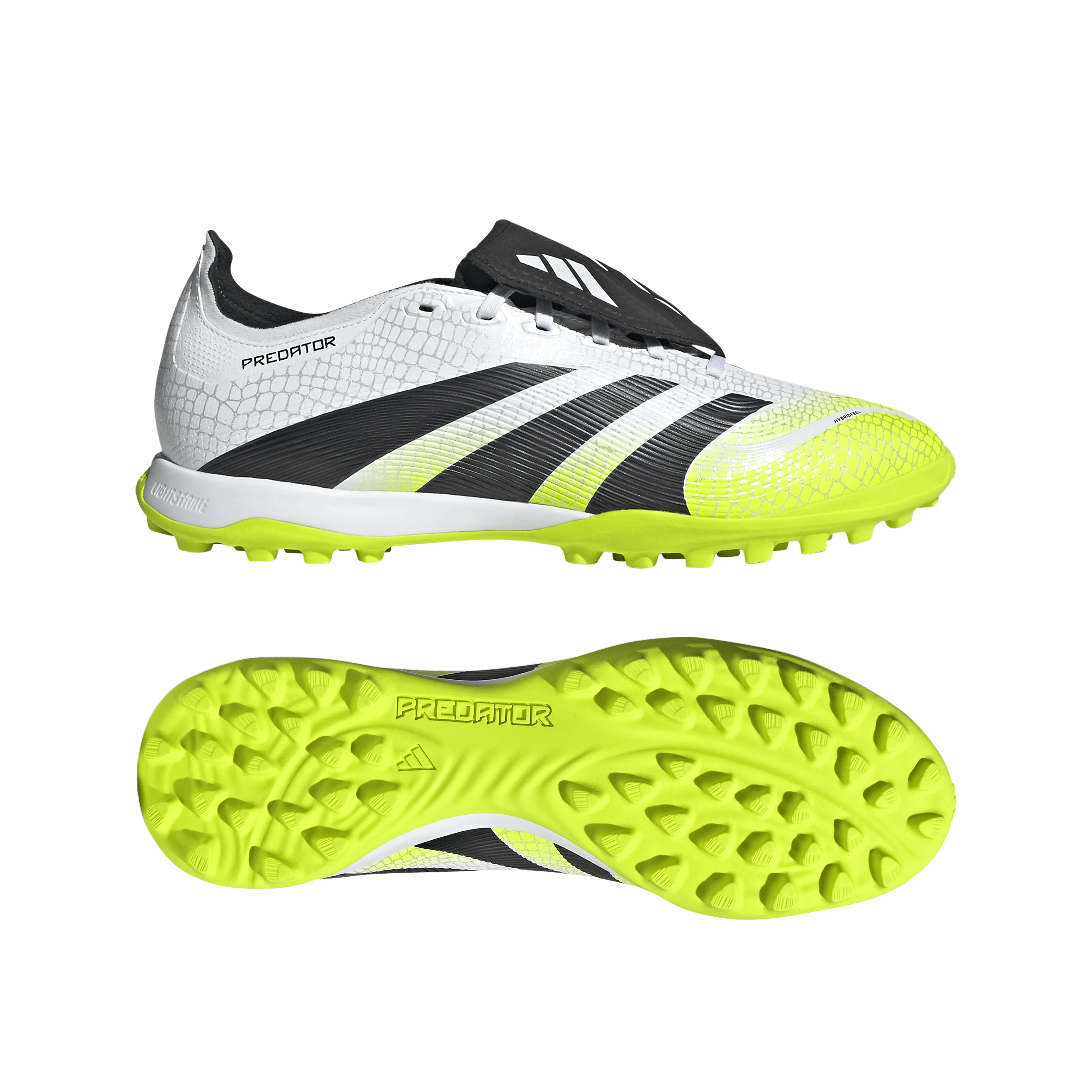 Predator League Fold-Over Tongue Turf Fotballsko Grus/Kunstgress