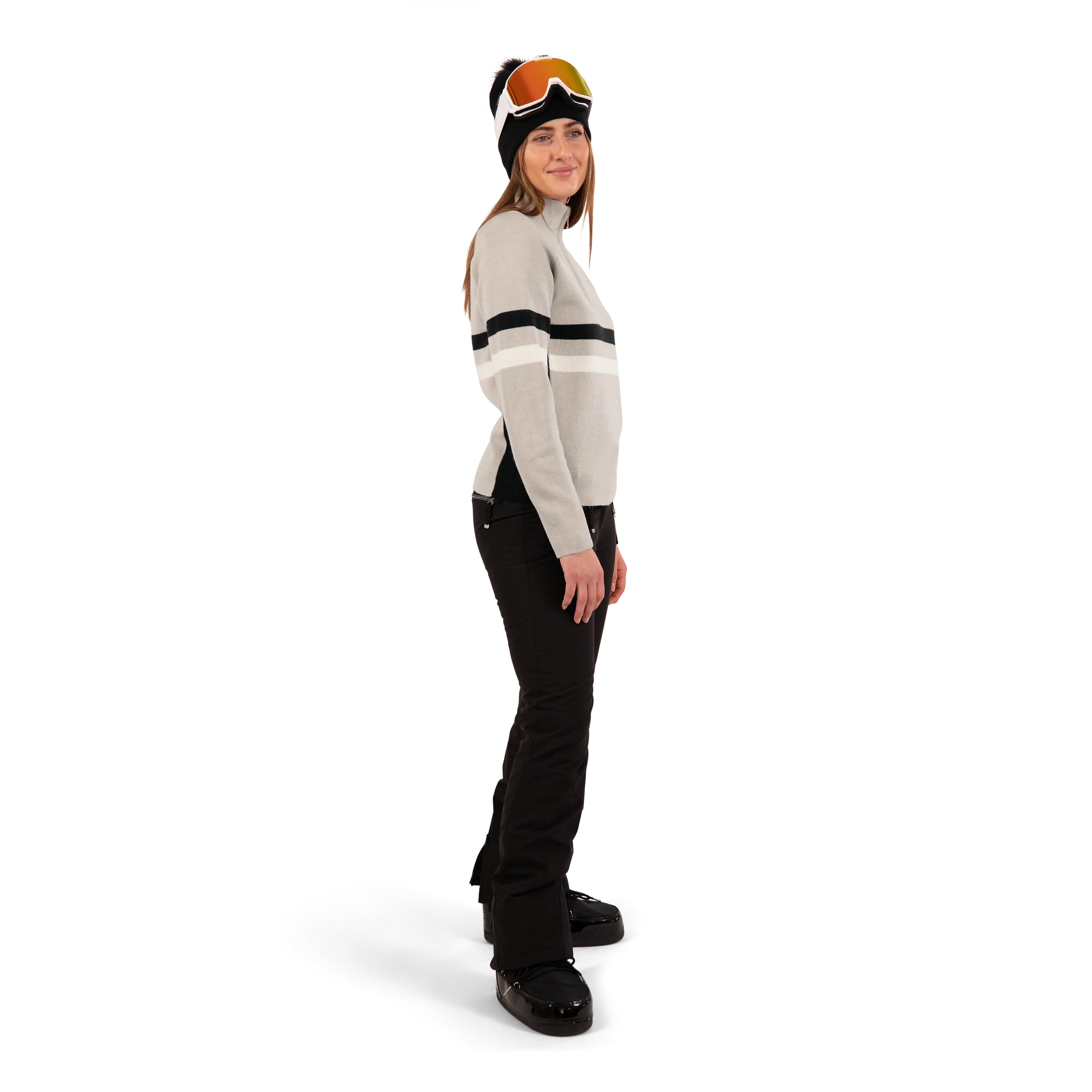 Svartnubben Zip Ullgenser Dame