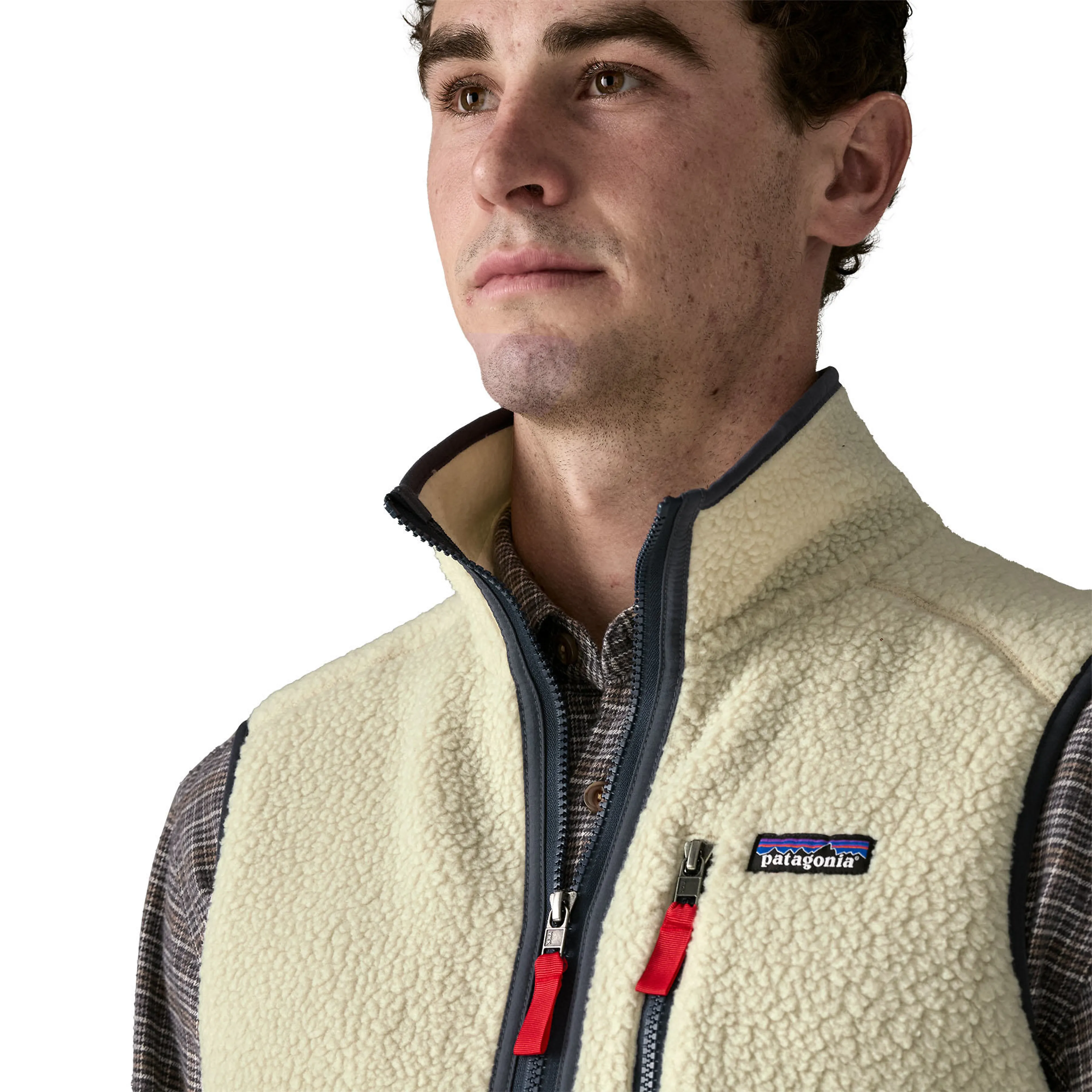 Retro Fleece Vest Herre
