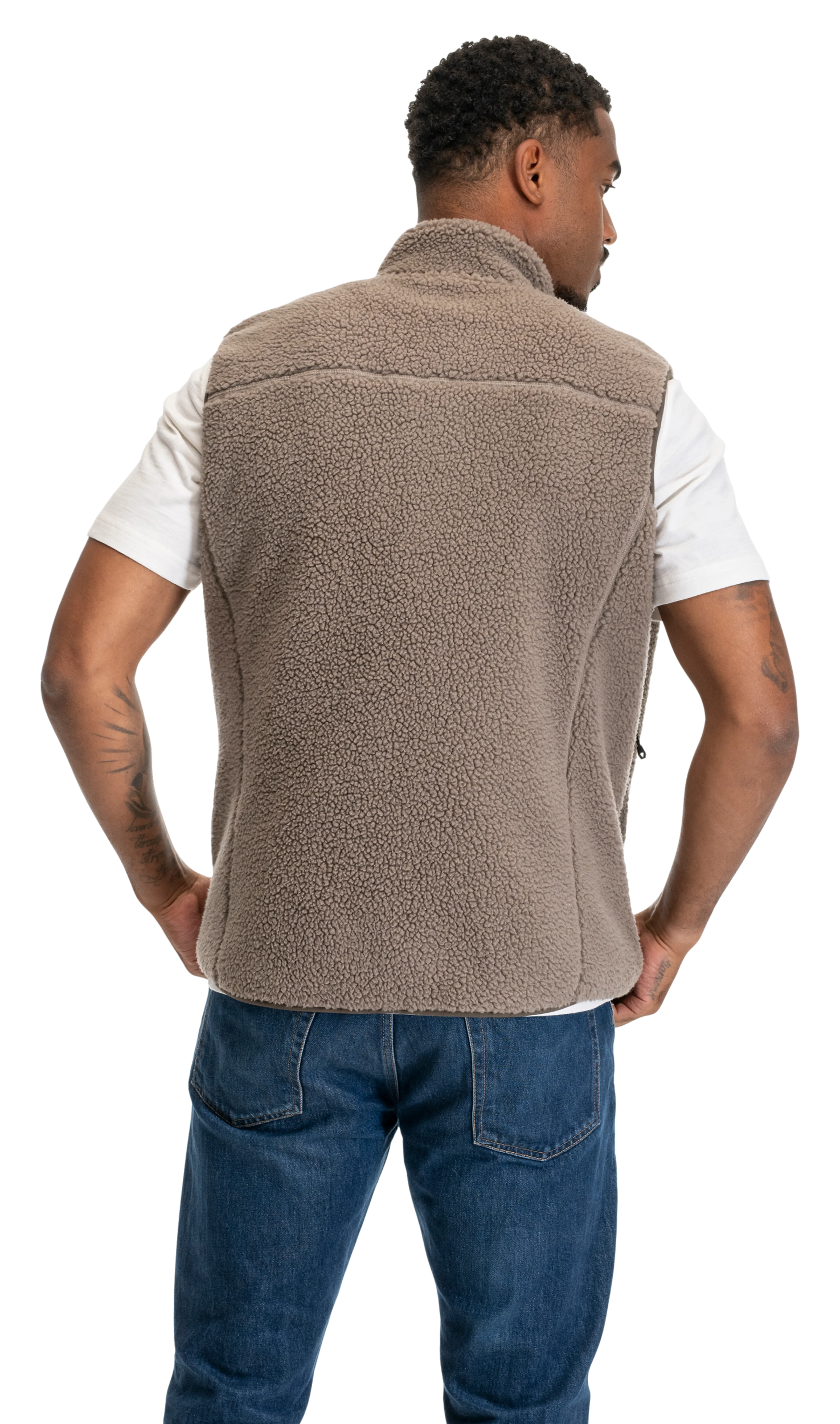 Lunnan Pile Fleece Vest Men