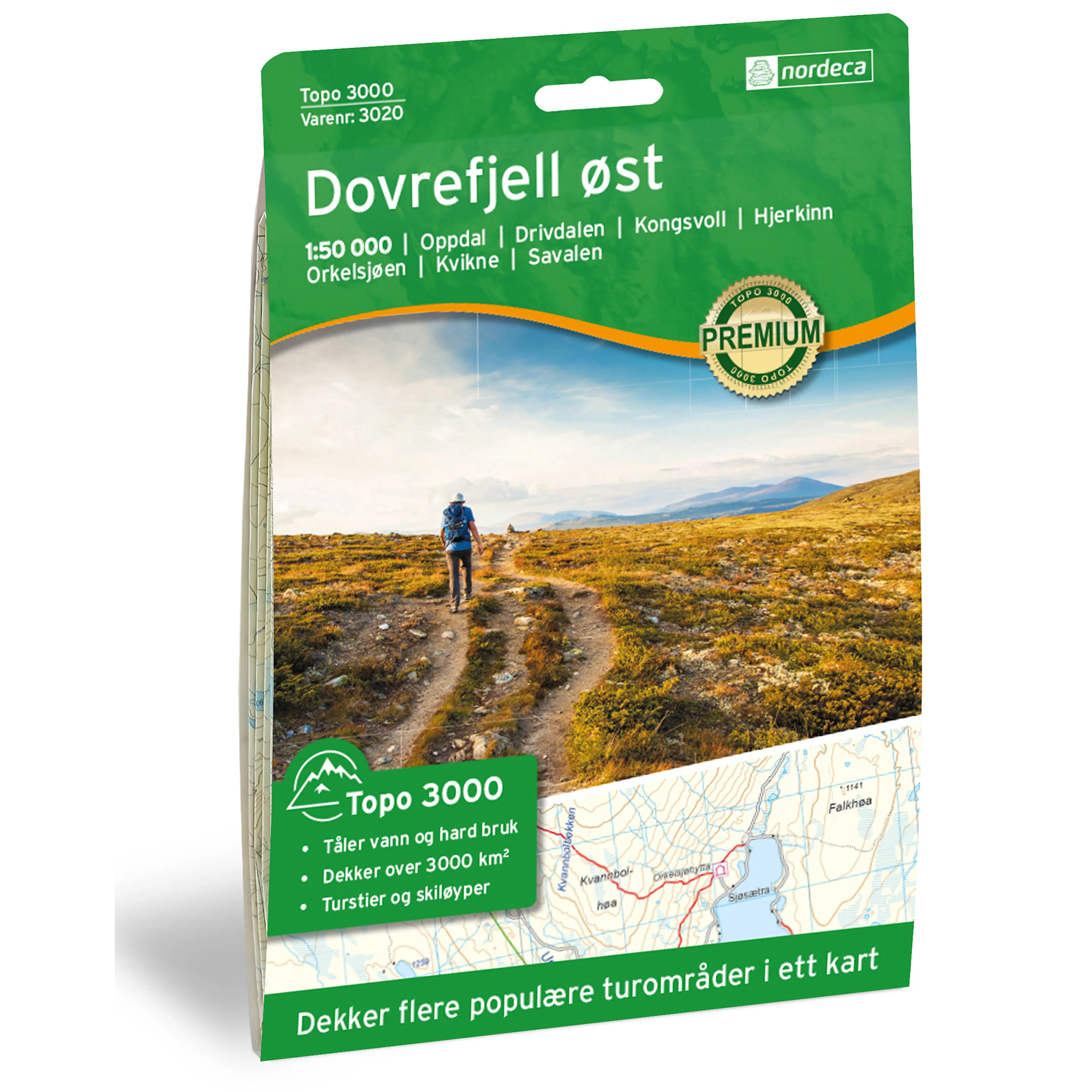 DOVREFJELL ØST 1:50 000