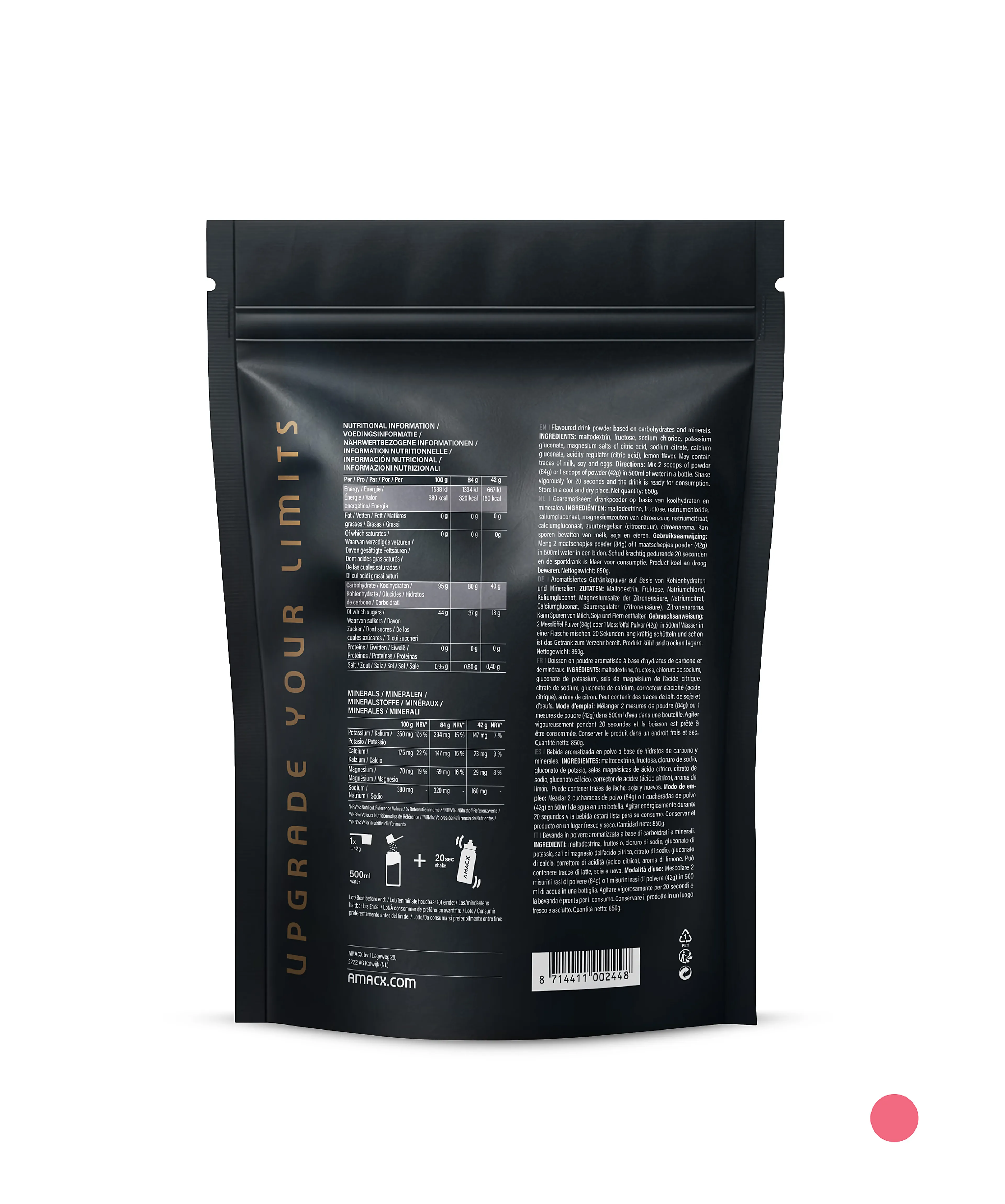 Turbo Sportsdrikk Vannmelon - 850 g