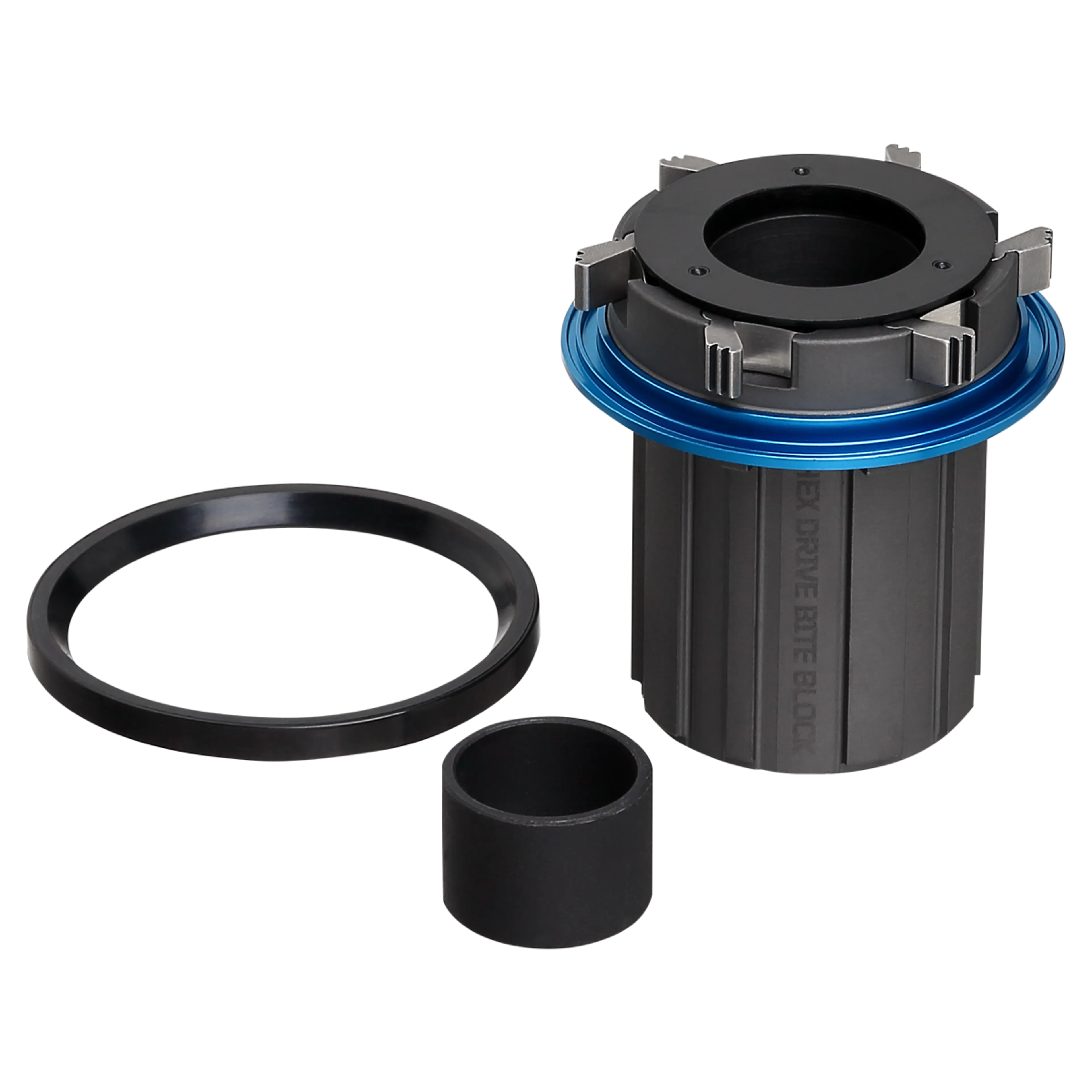 HEX Rear Hub HG Steel Anti-Bite Freehub & Spacer Ring