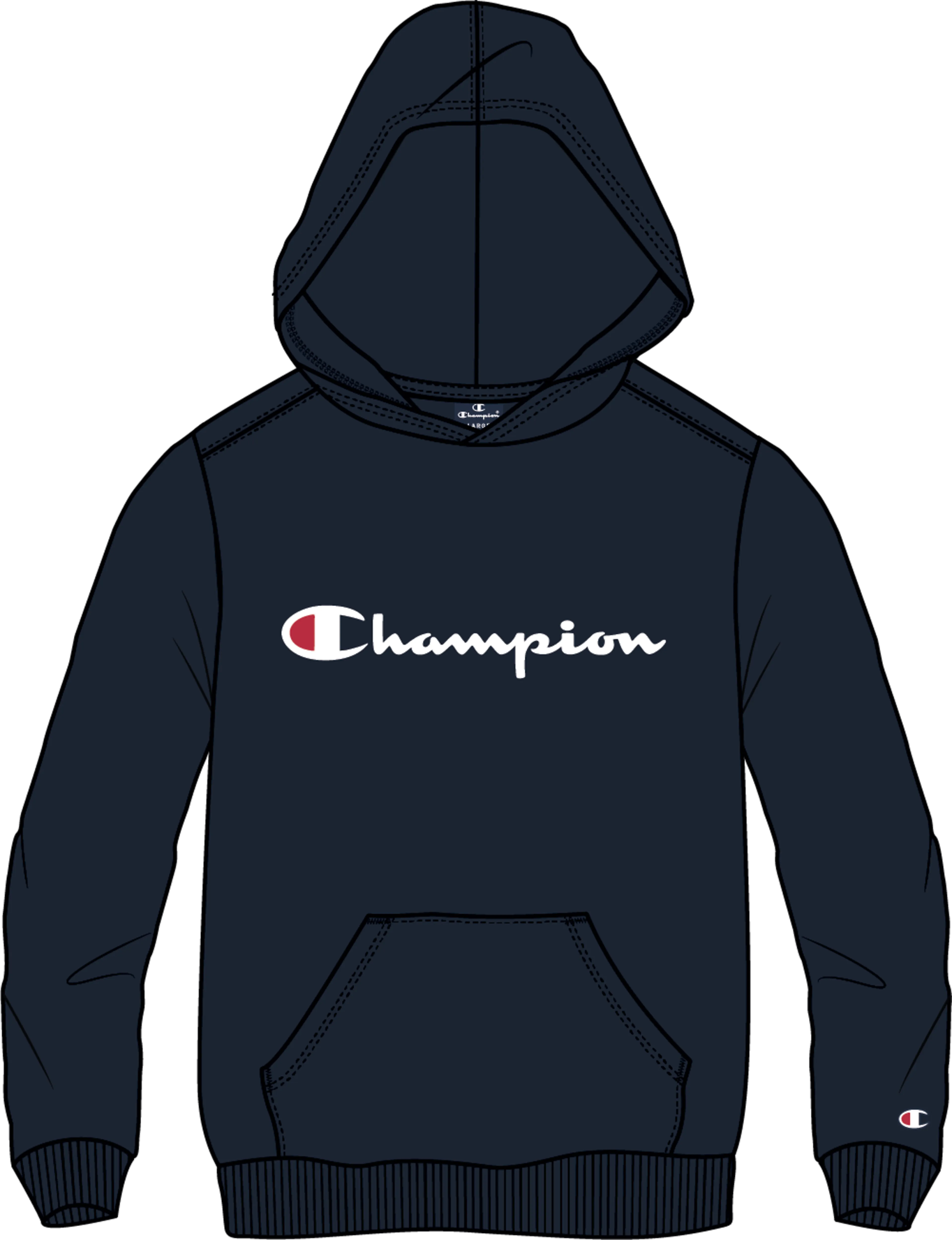 Icons Hooded Sweatshirt Large Logo Junior