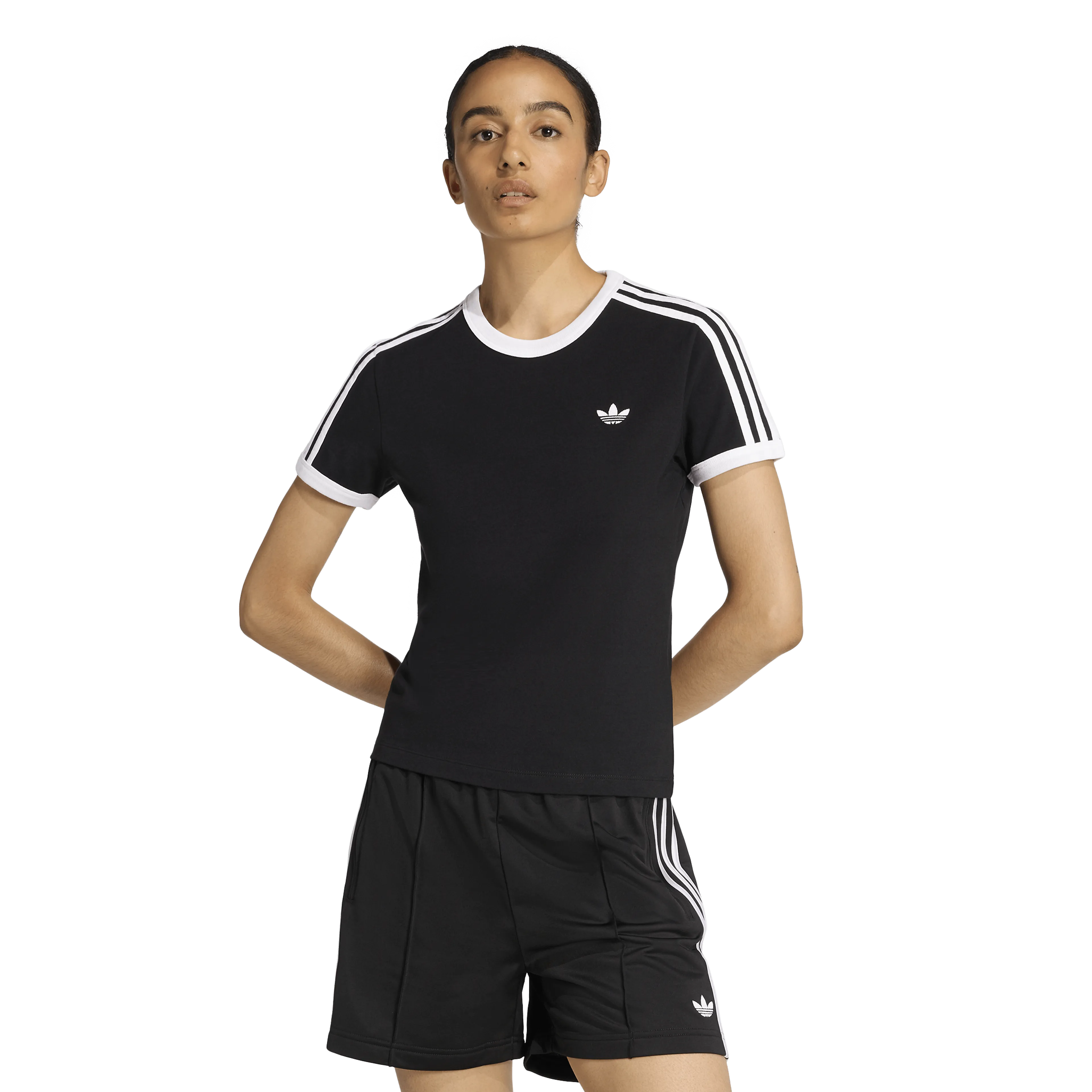 3 STRIPES SLIM T-Shirt Dame 