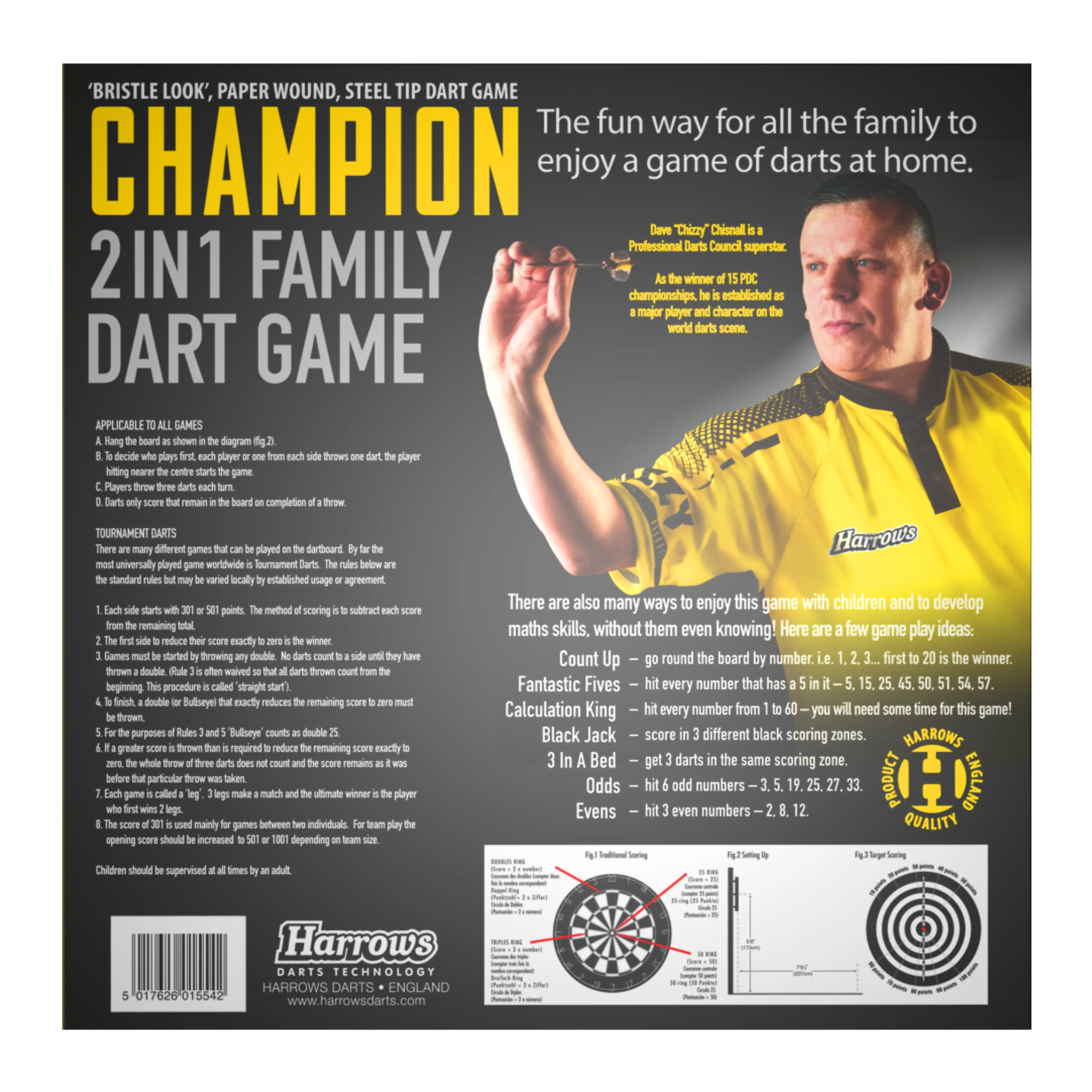 Champion Family Darts Game
