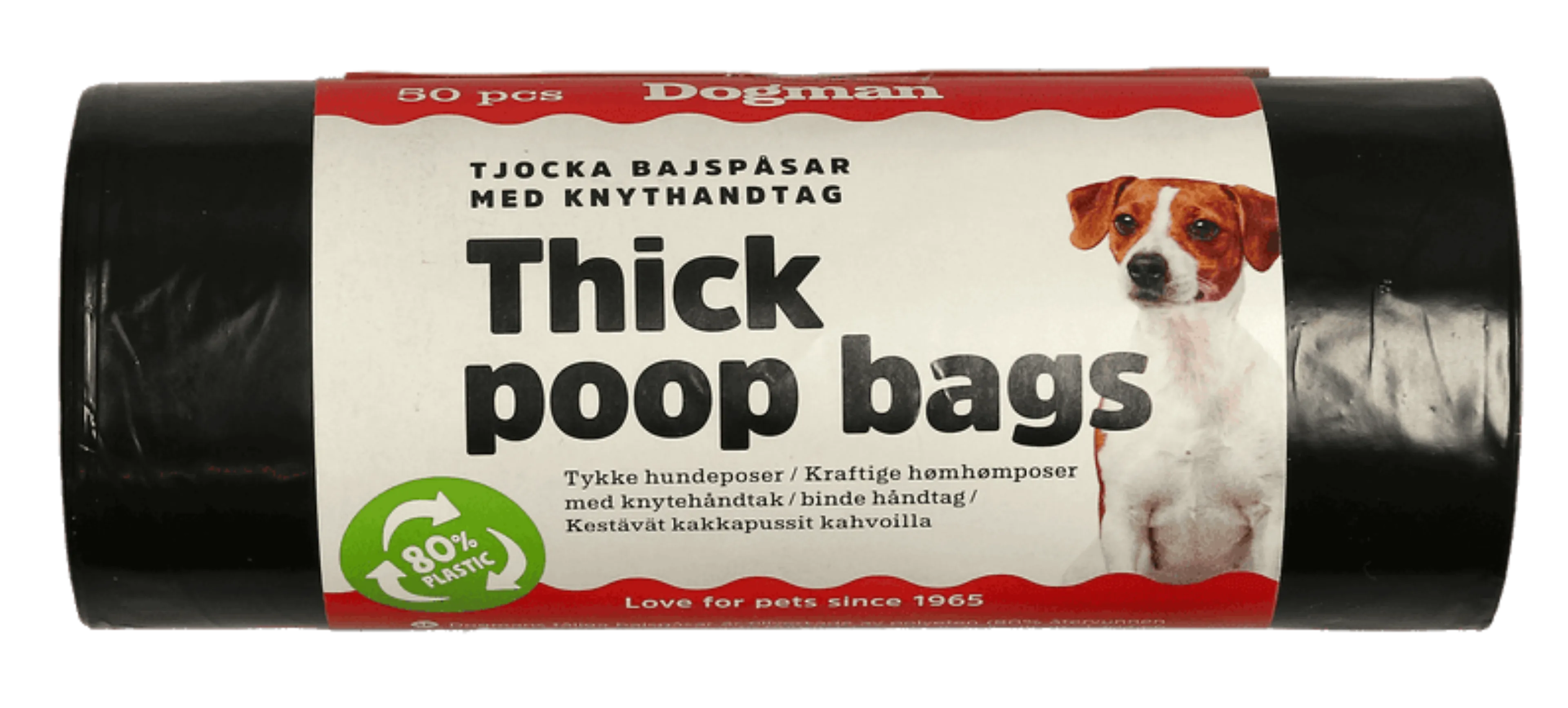 Dogman Hundeposer med Håndtak 50pk