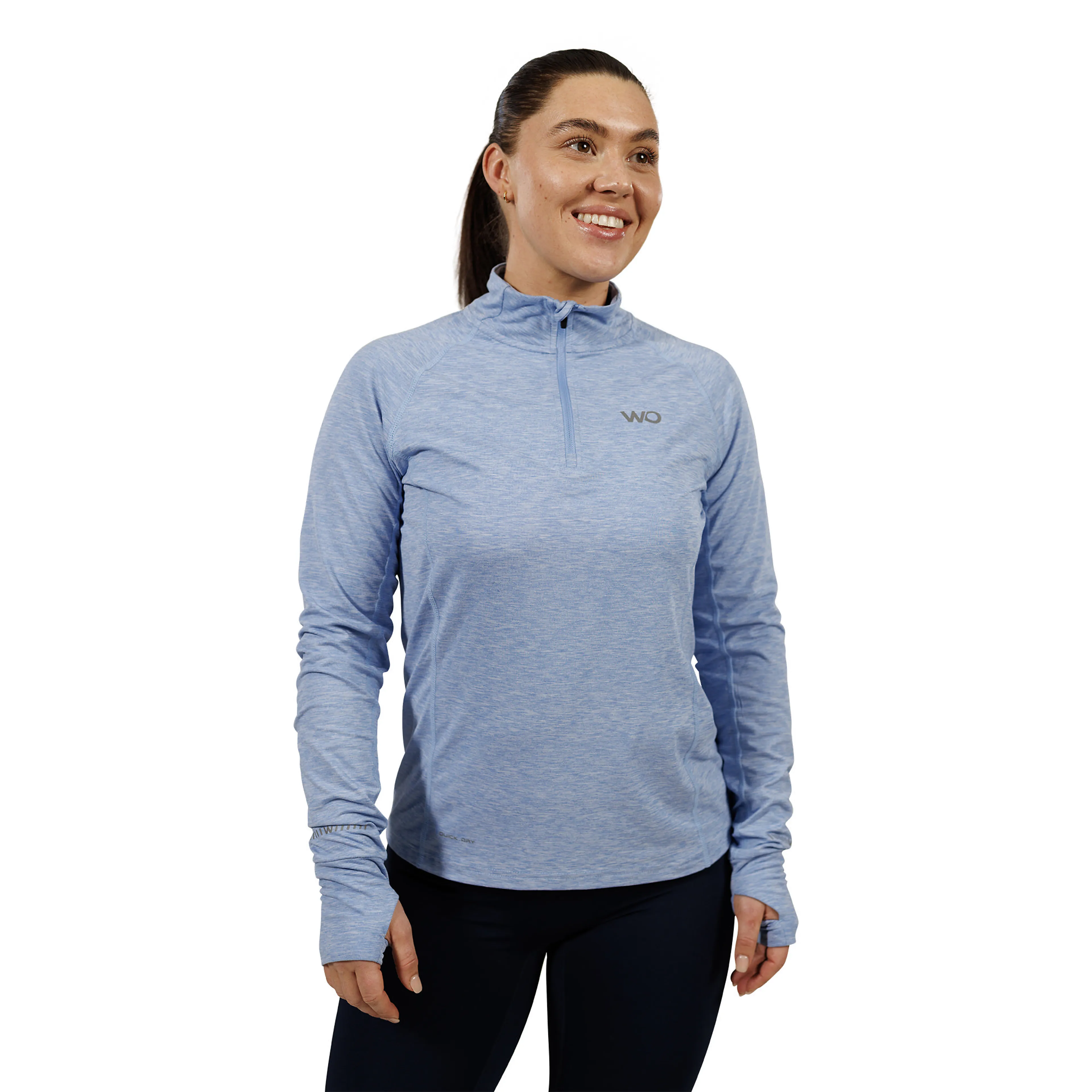 Wolling Melange Performance Midlayer Dame