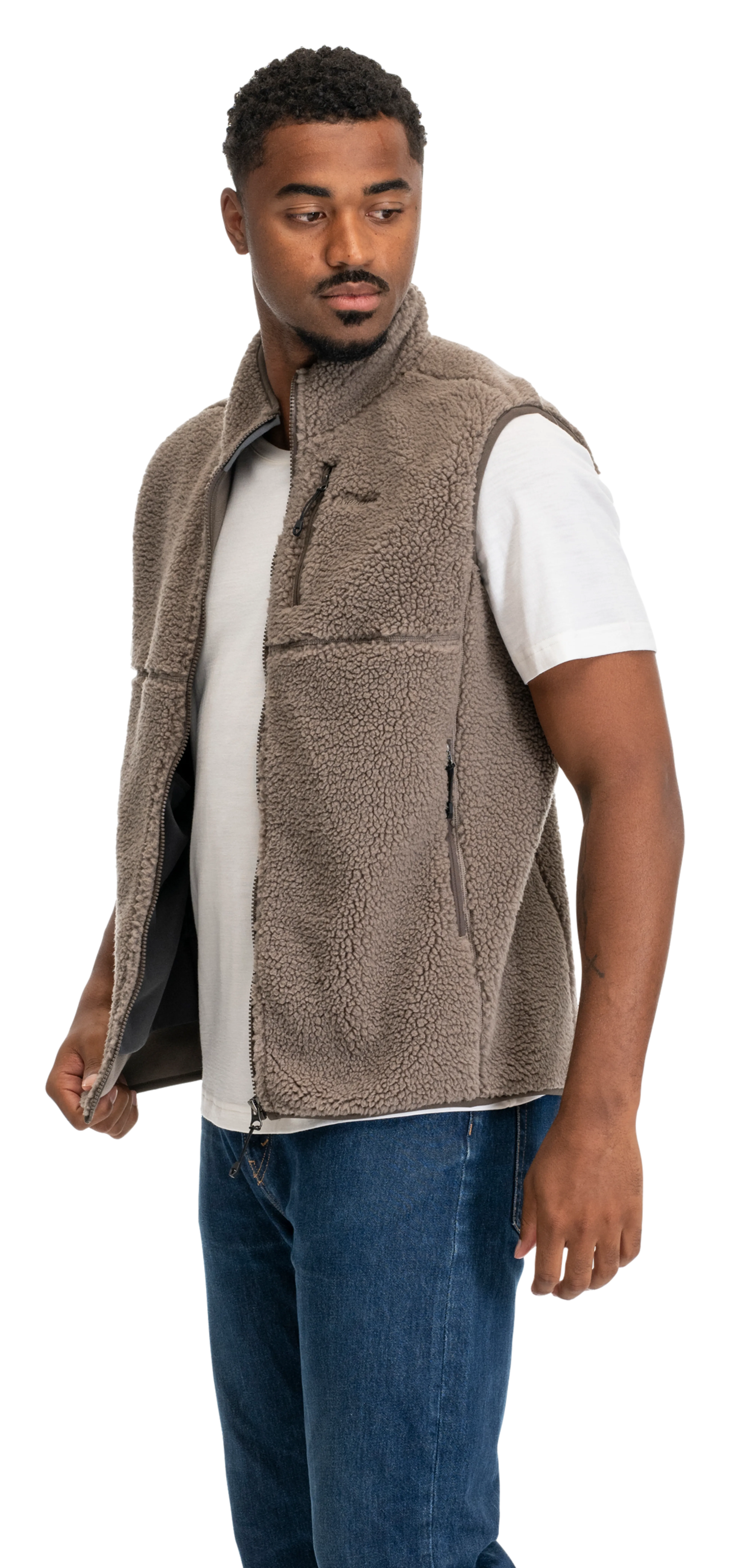 Lunnan Pile Fleece Vest Men