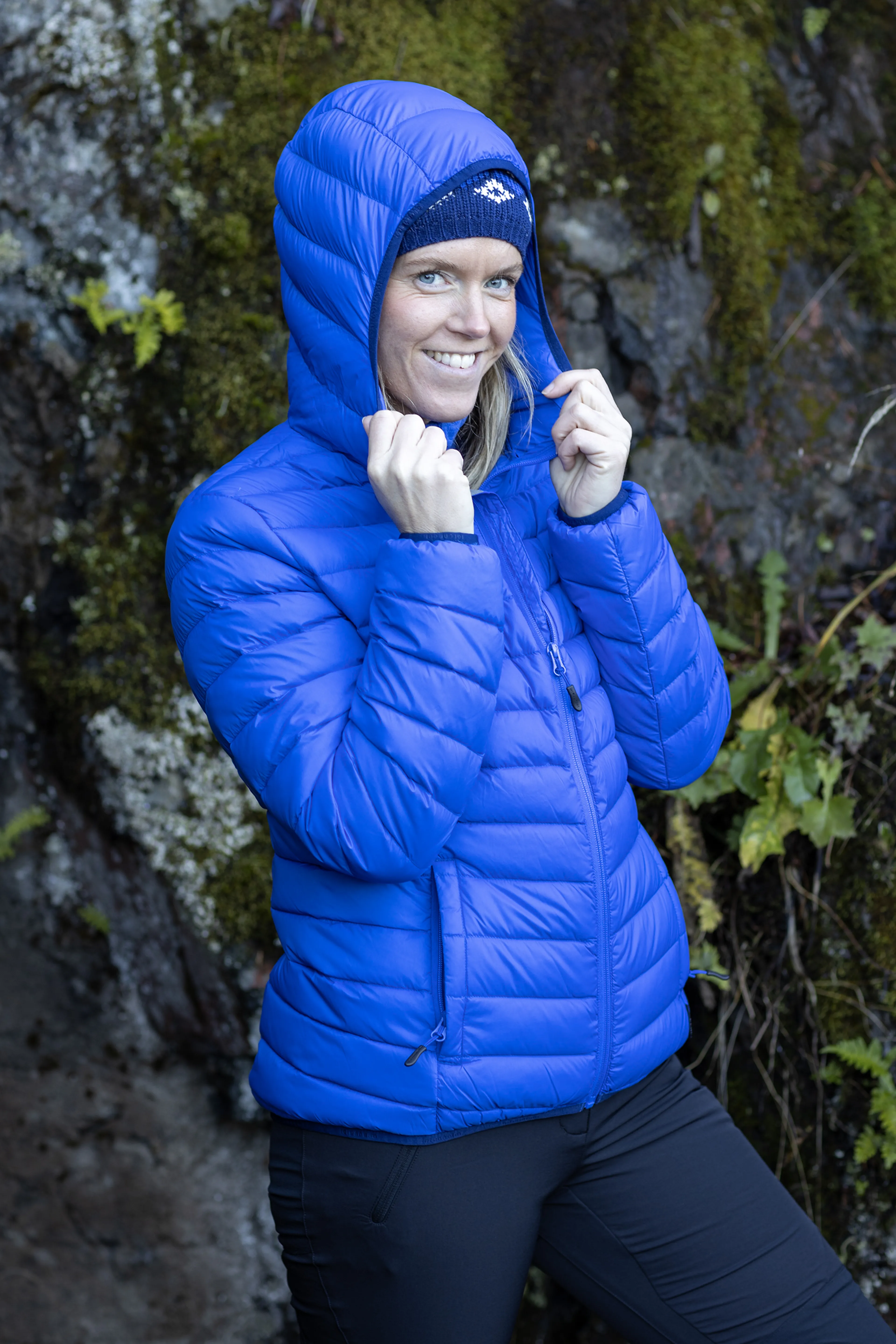 Blåhø dunjakke dame Blåhø dunjakke dame