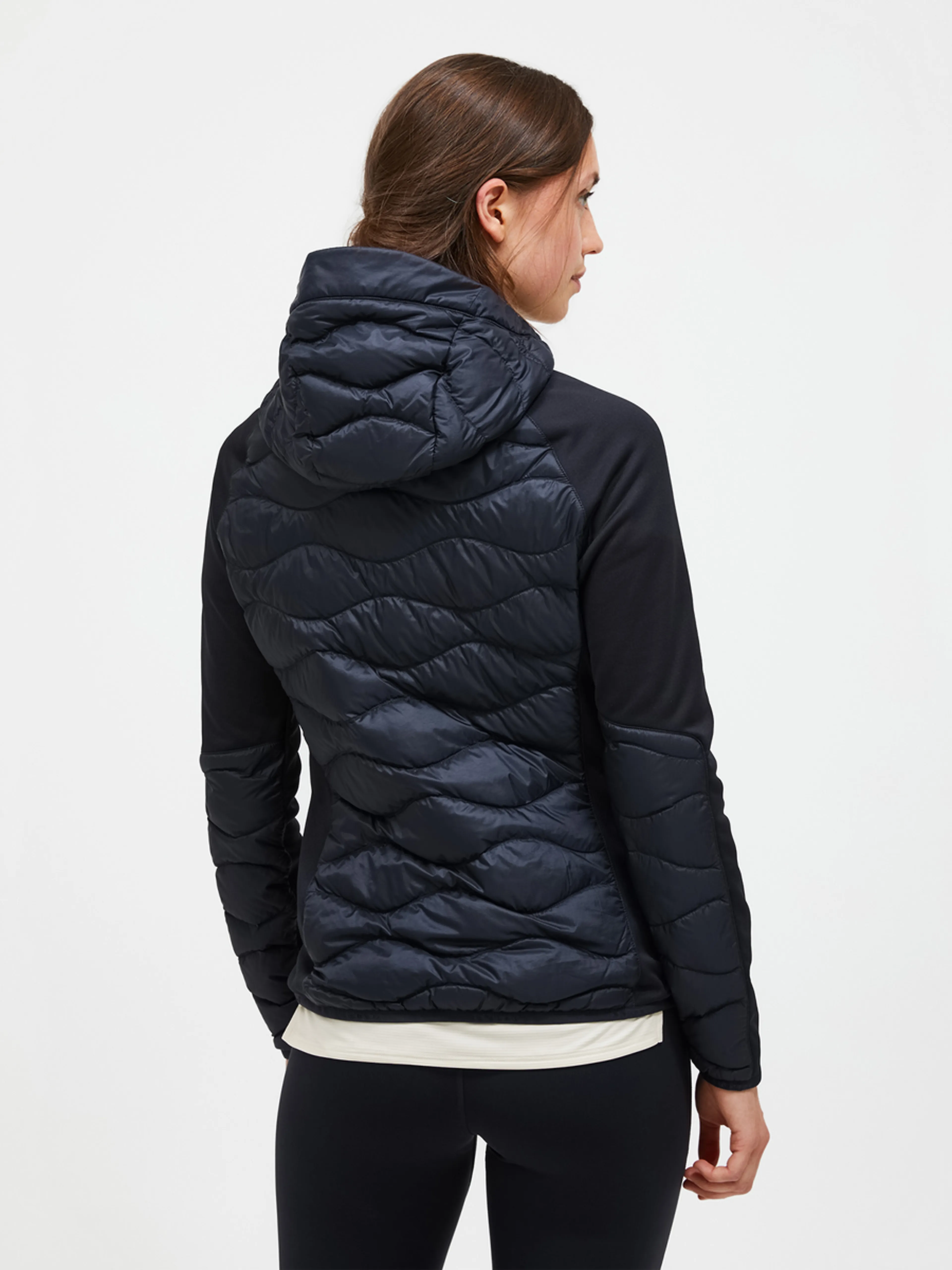W Helium Down Hybrid Hood