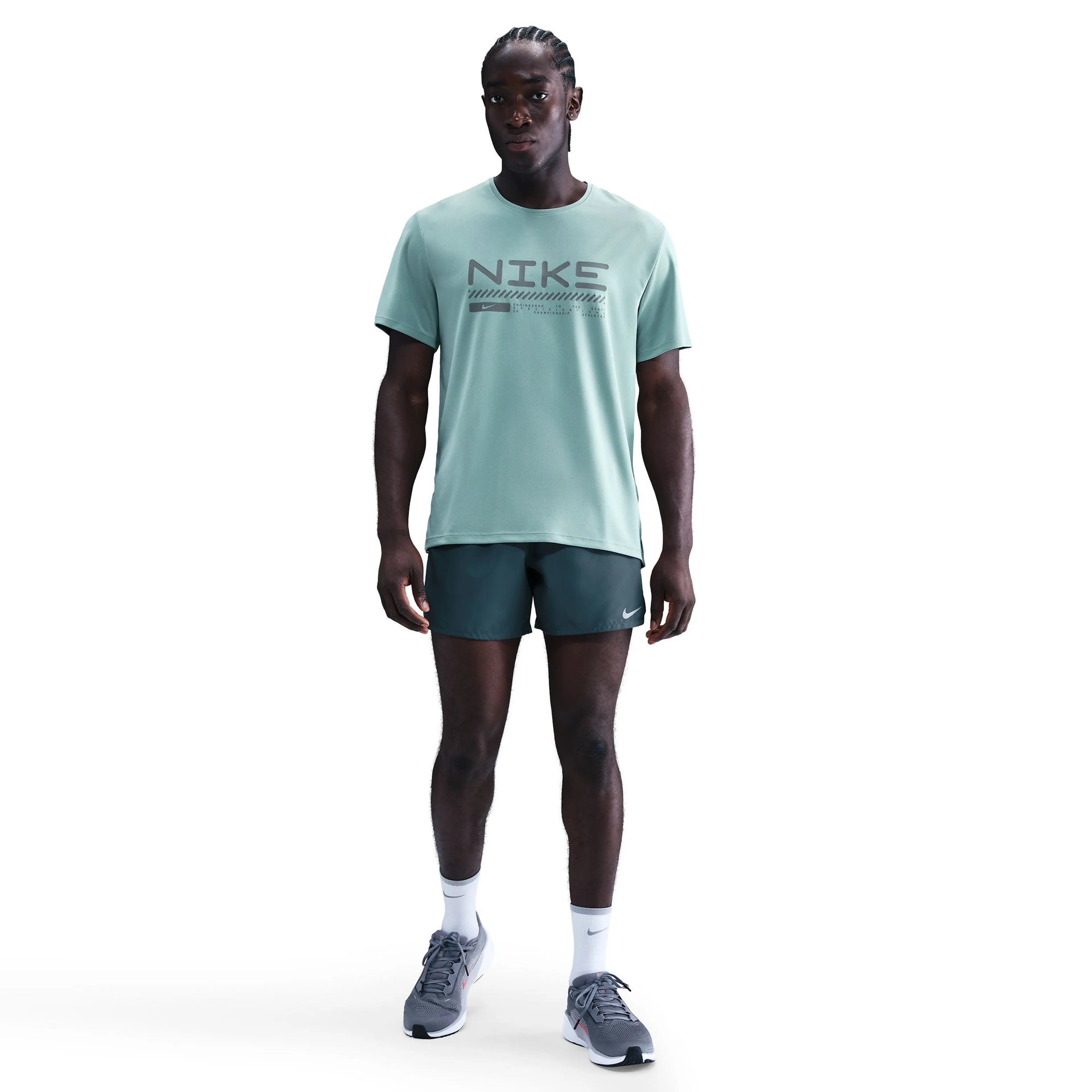 Miler Men's Winterized Short-Sleeve Running Top