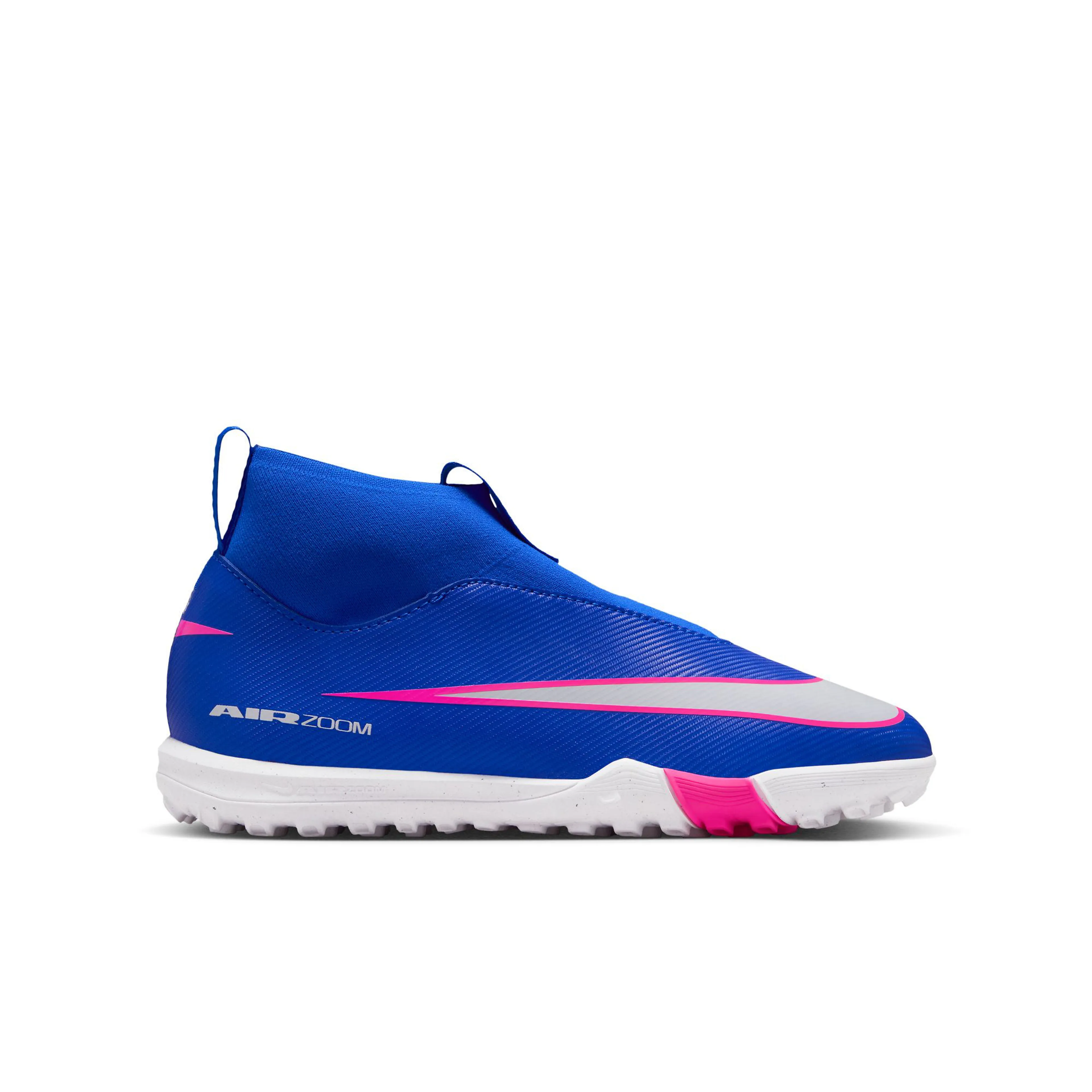 Jr. Mercurial Superfly 10 Academy Little/Big Kids' Turf High-Top Fotballsko Grus/Kunstgress