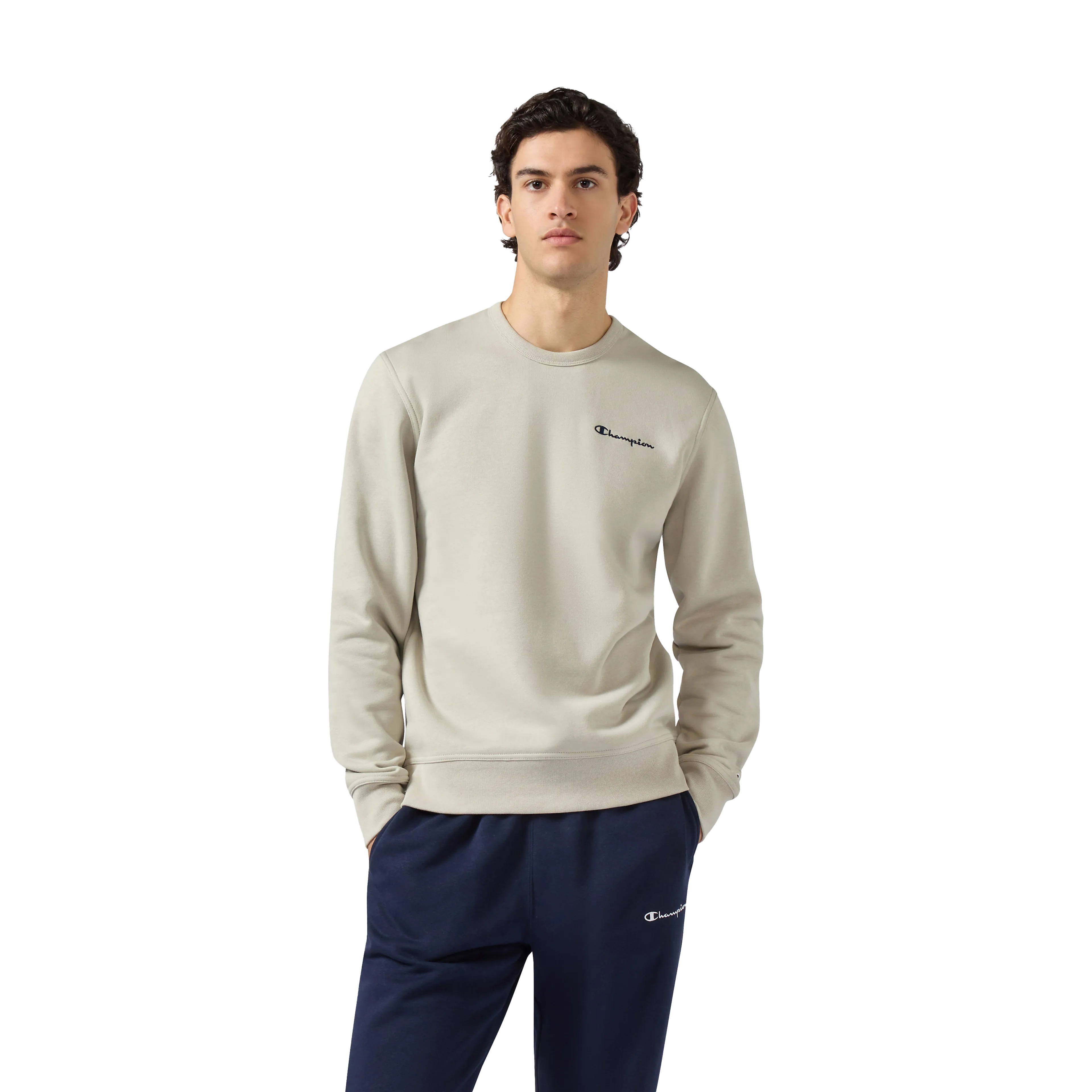 Crewneck Sweatshirt small contrast logo mens