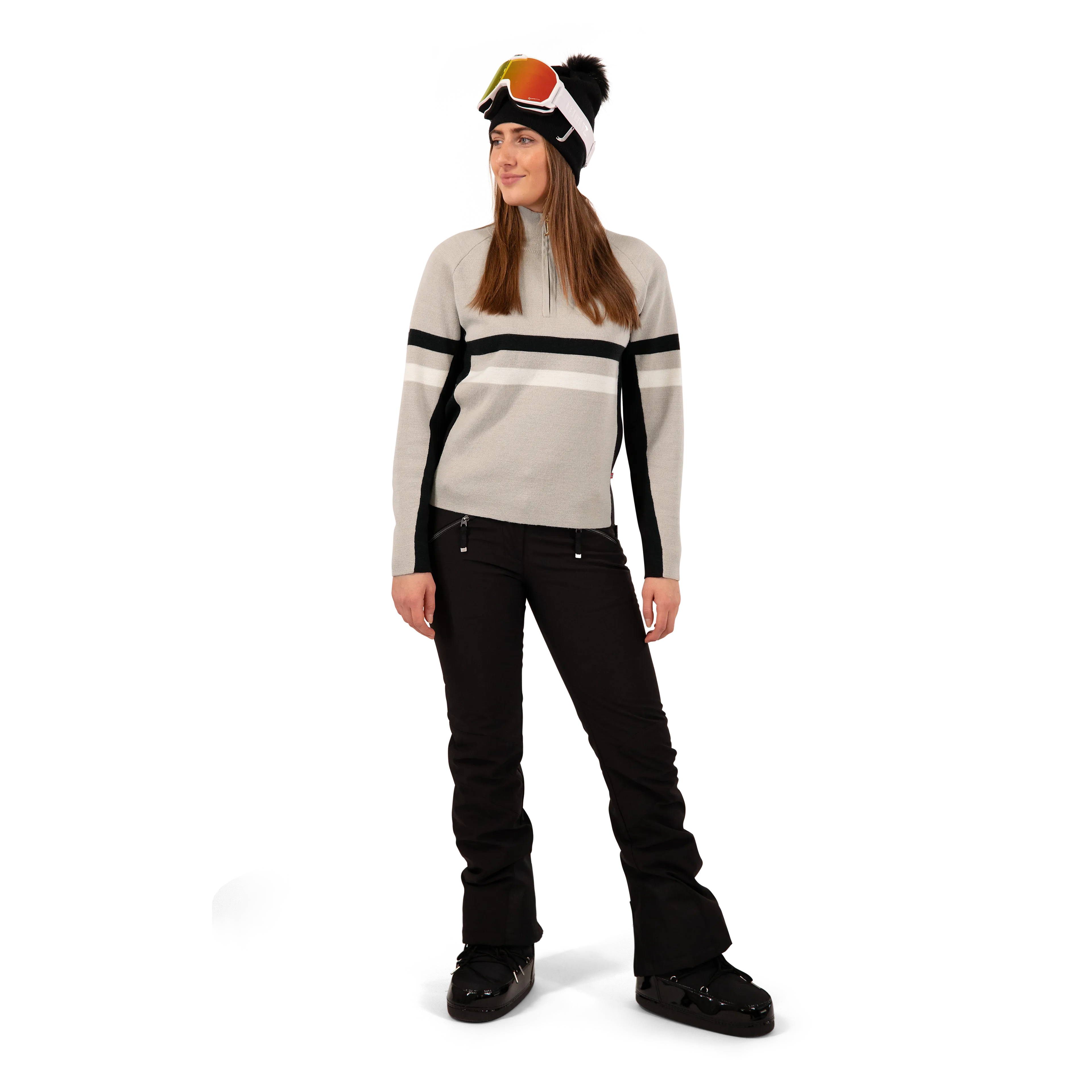 Svartnubben Zip Ullgenser Dame