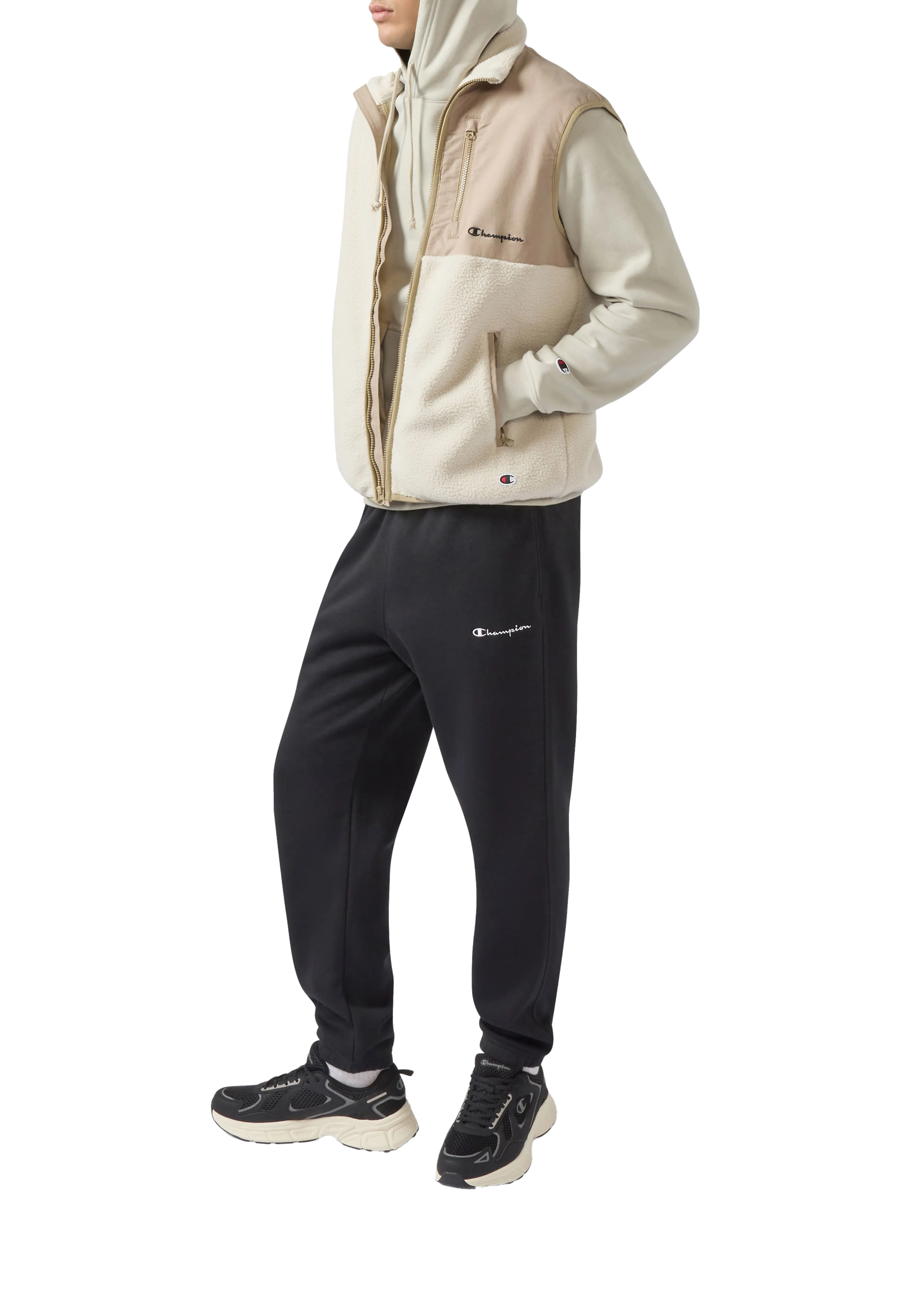 Hooded Sweatshirt small contrast logo mens
