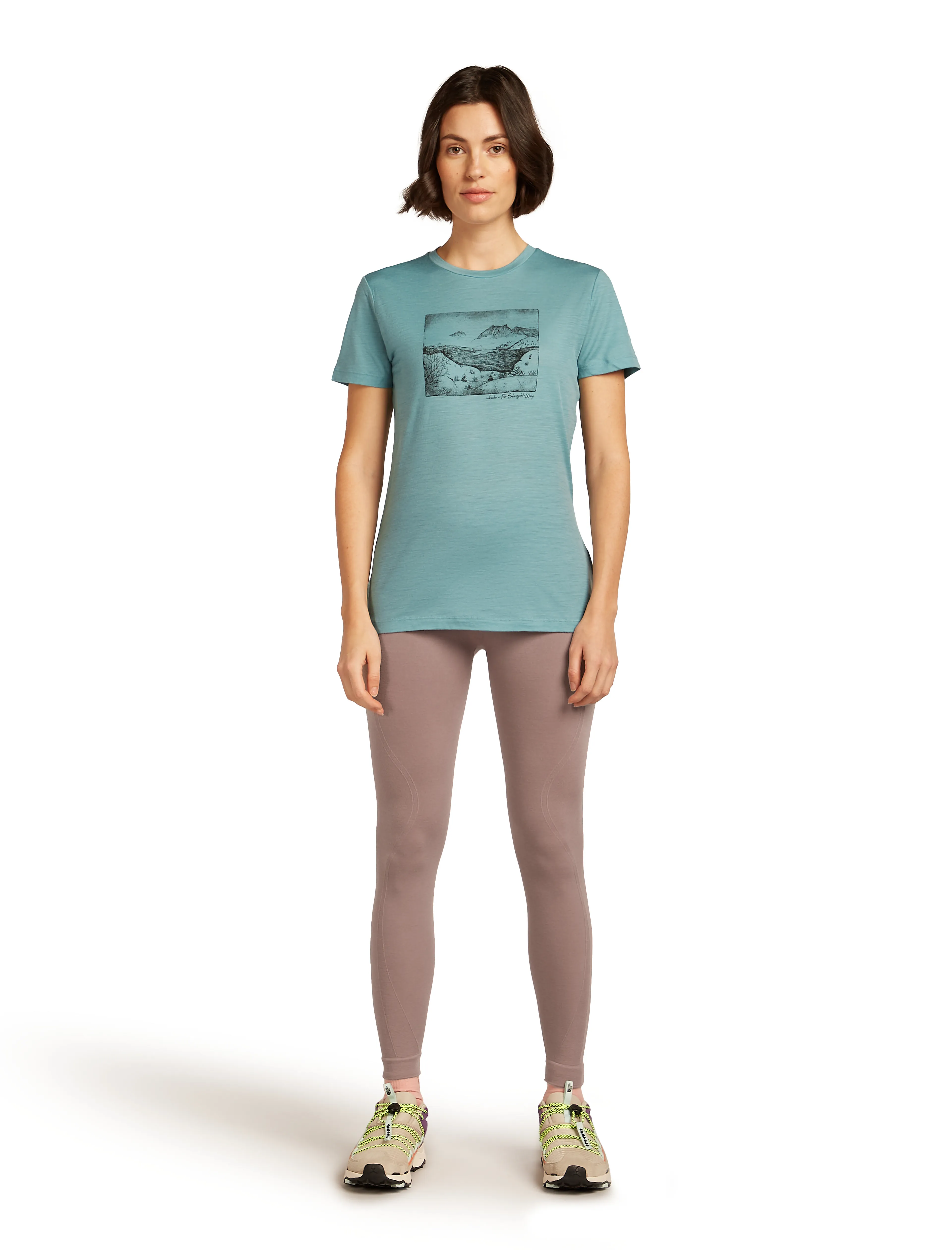 Women Merino 150 Tech Lite SS Tee Terrain