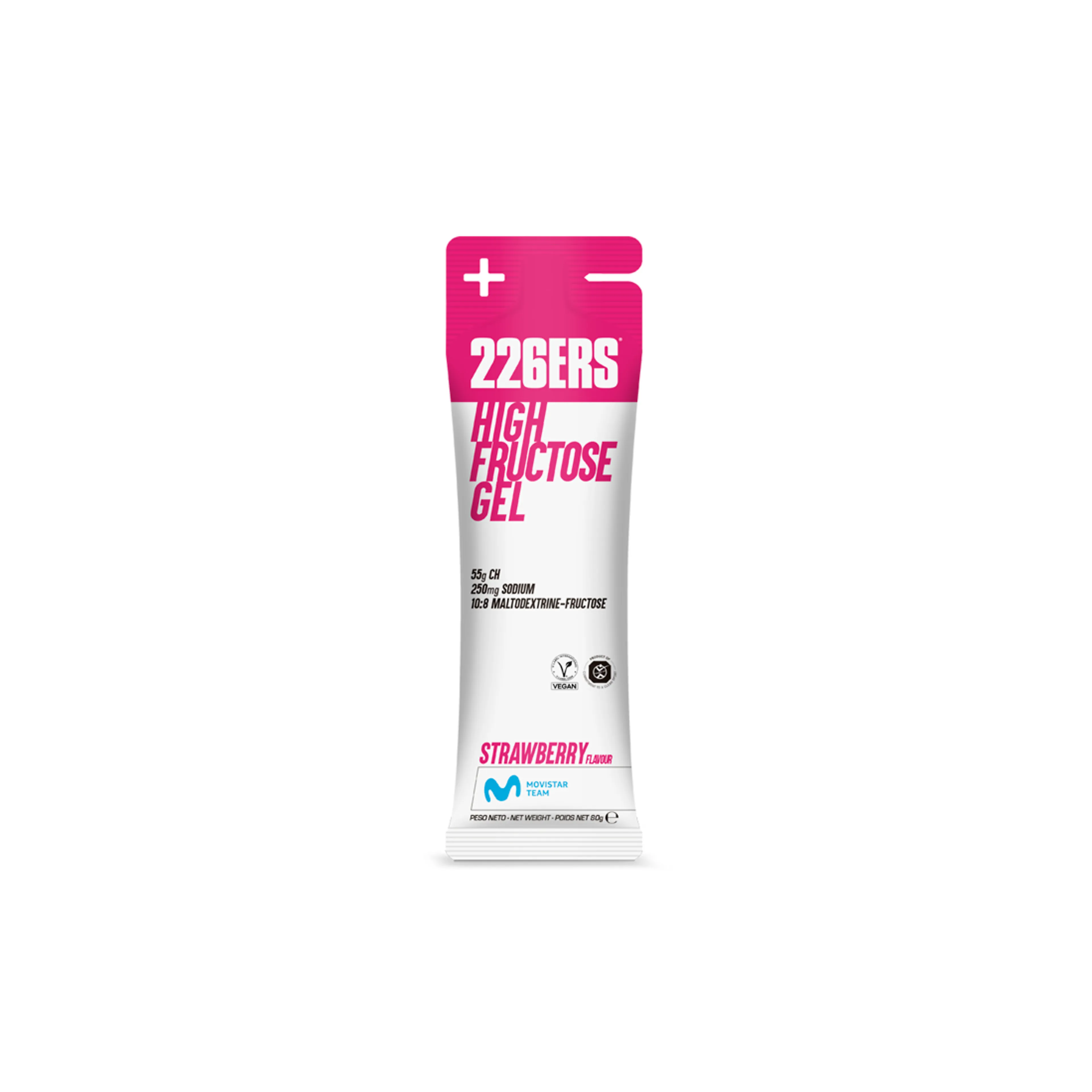 HIGH FRUCTOSE GEL 80 GR. Fresa